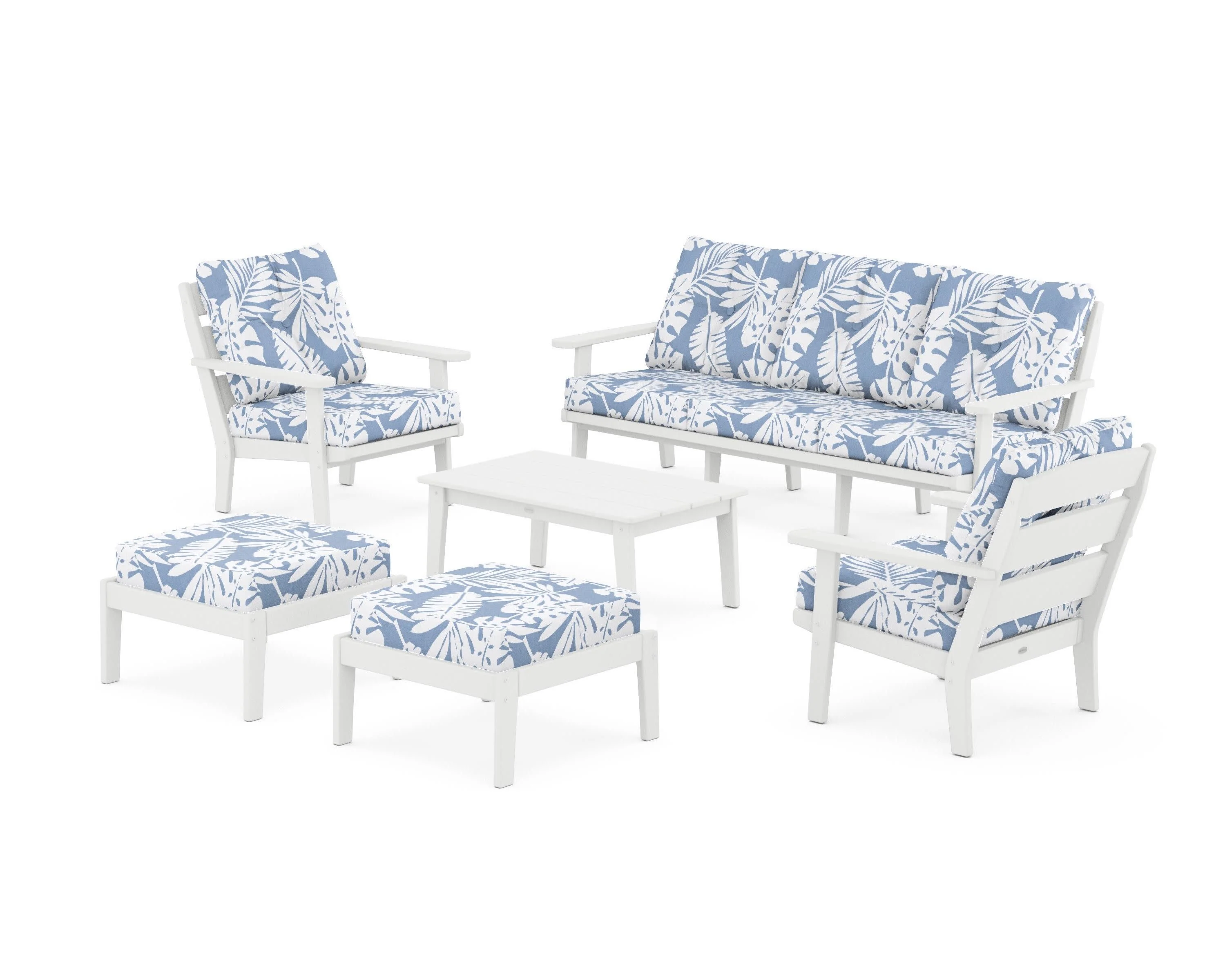 Lakeside 6-Piece Lounge Sofa Set - Image 77