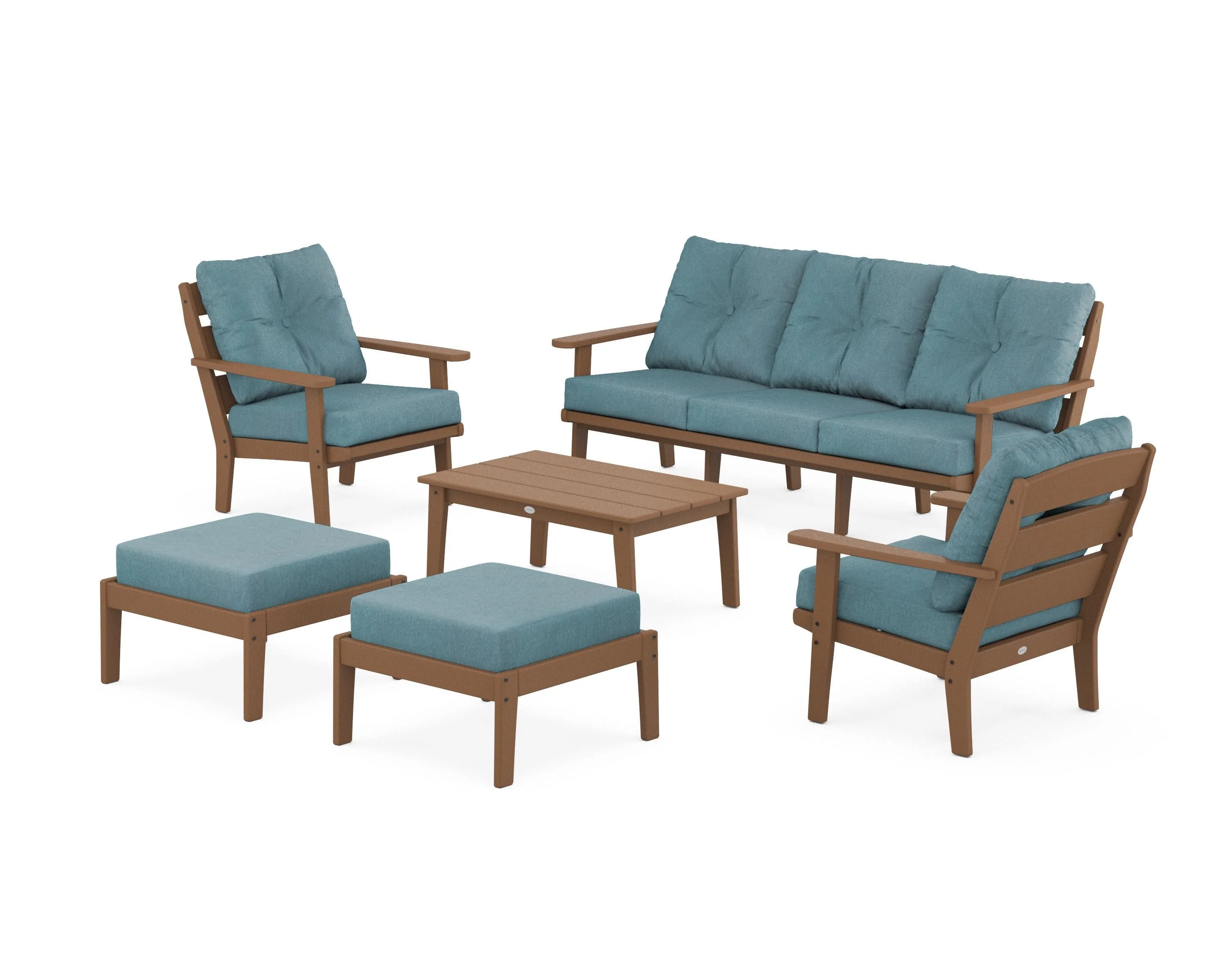 Lakeside 6-Piece Lounge Sofa Set - Image 78