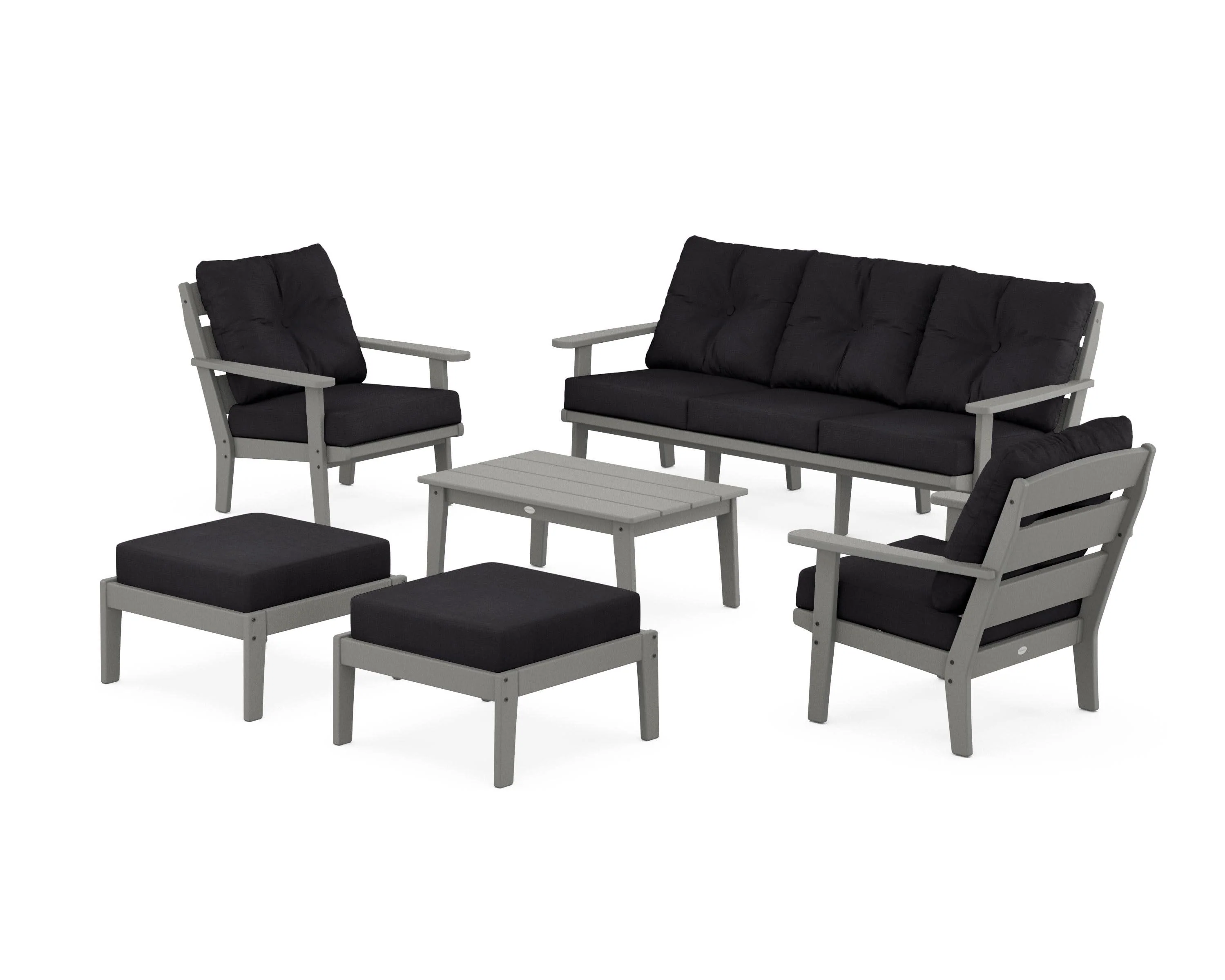 Lakeside 6-Piece Lounge Sofa Set - Image 79