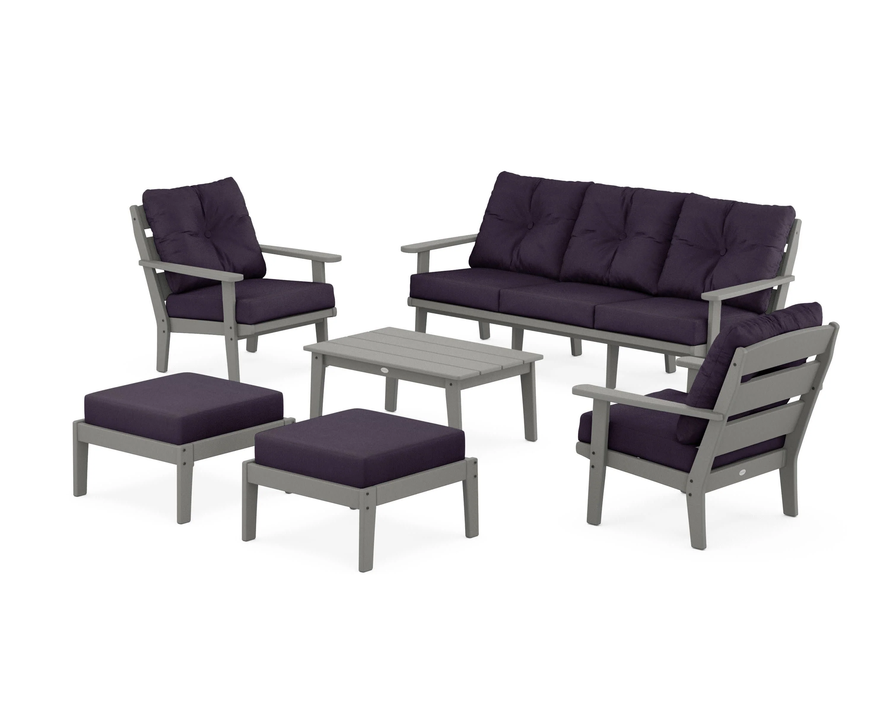 Lakeside 6-Piece Lounge Sofa Set - Image 82