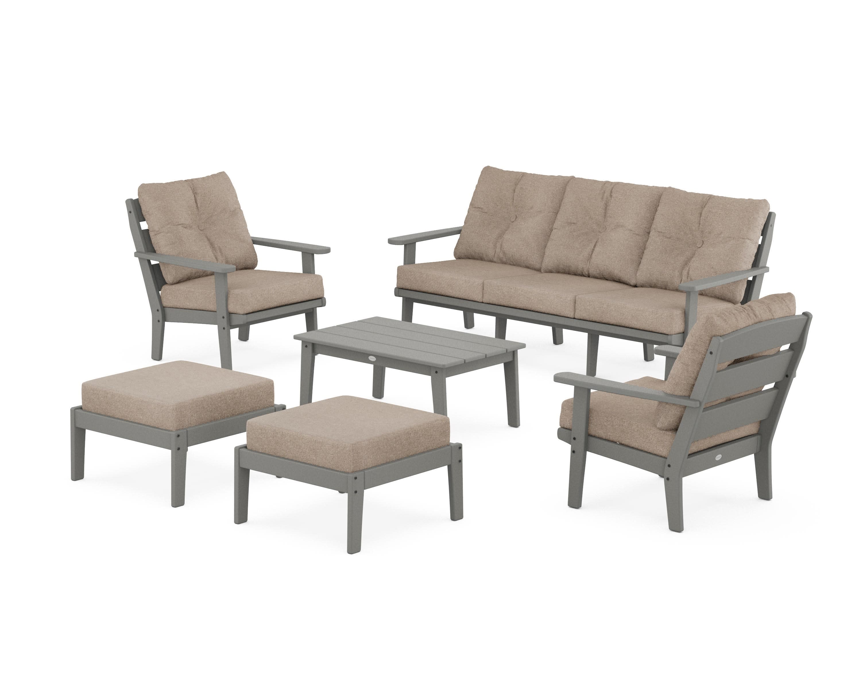 Lakeside 6-Piece Lounge Sofa Set - Image 91