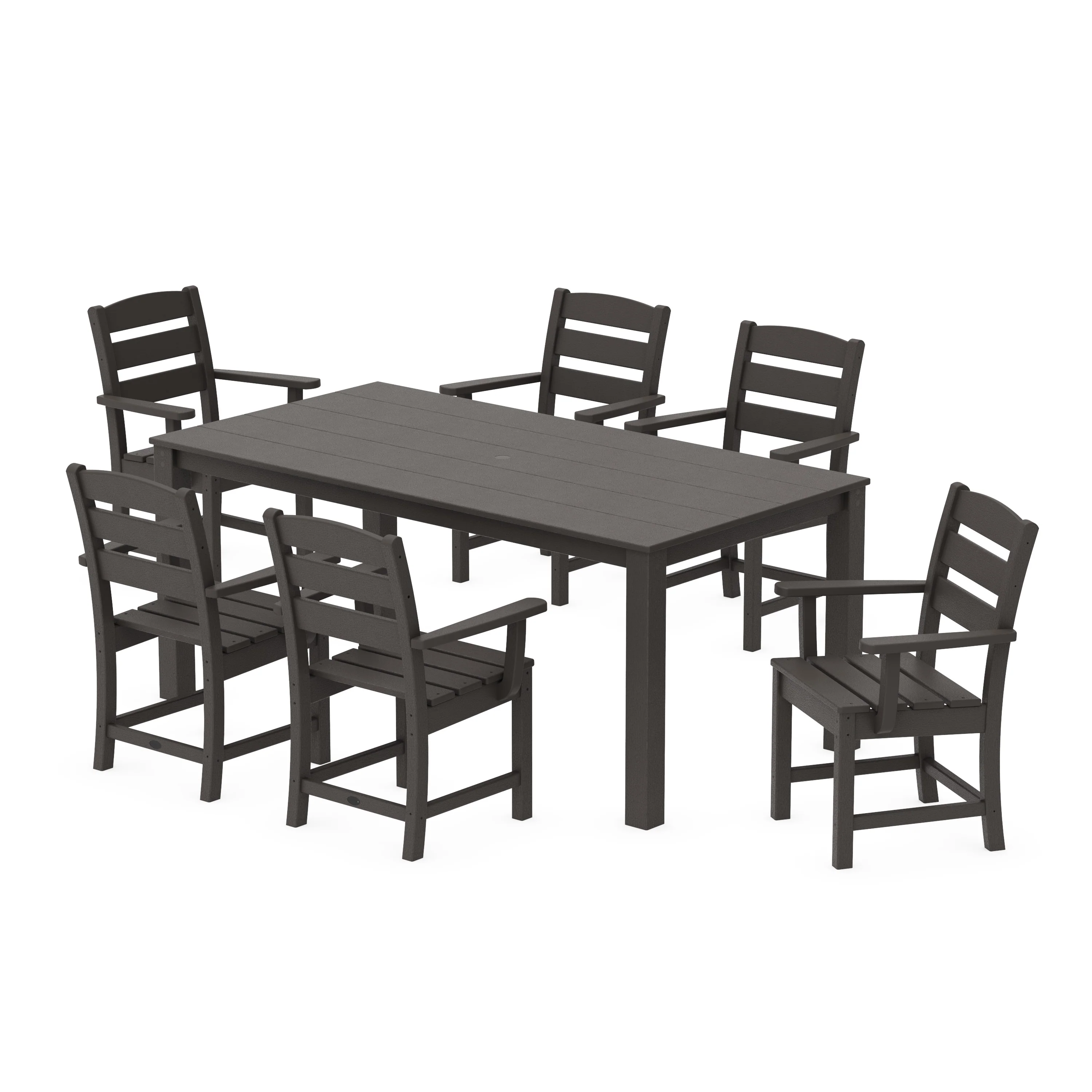 Lakeside Arm Chair 7-Piece Parsons Dining Set - Image 10