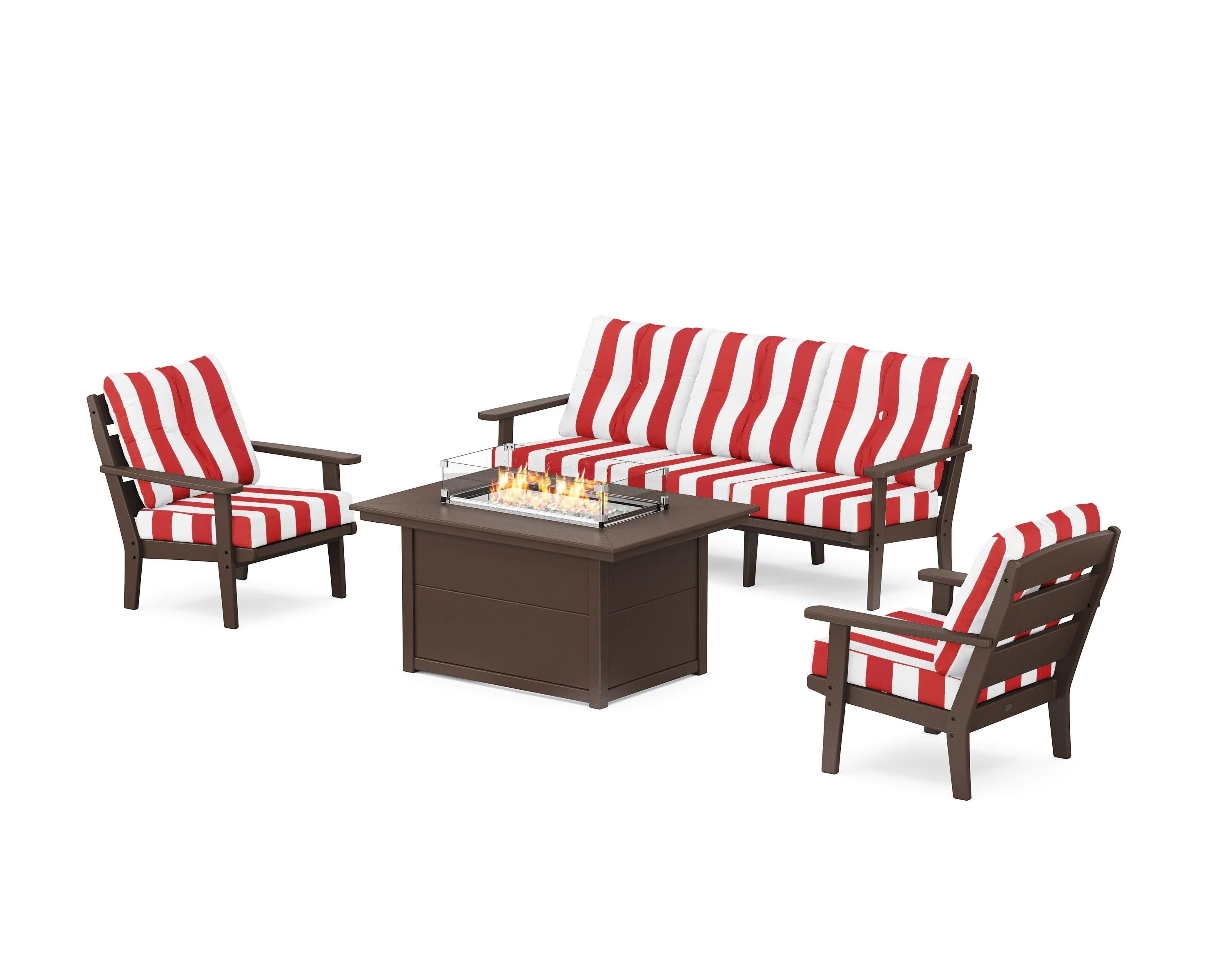 Lakeside Deep Seating Fire Pit Table Set - Image 100