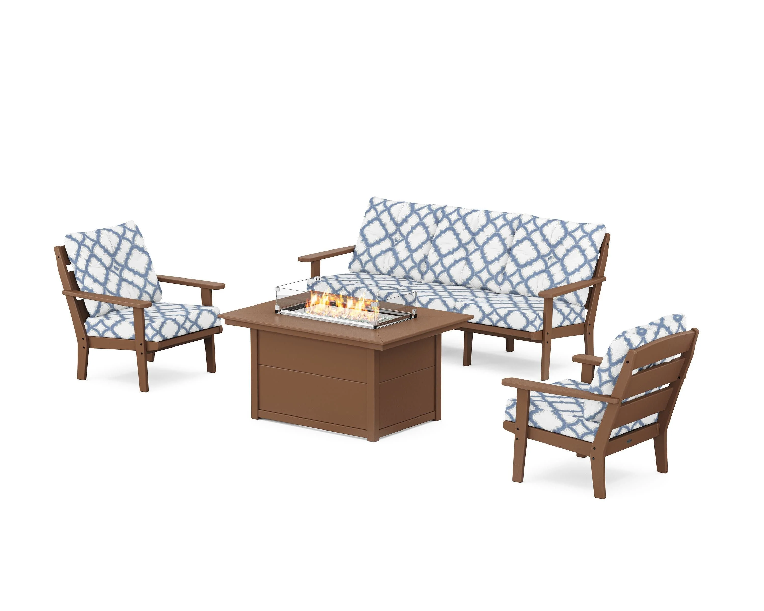 Lakeside Deep Seating Fire Pit Table Set - Image 103