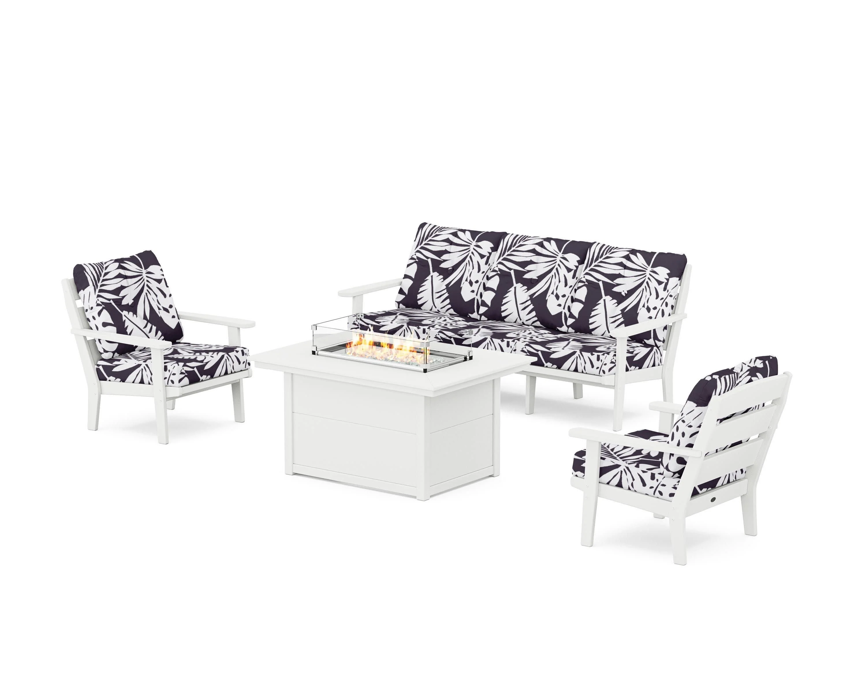 Lakeside Deep Seating Fire Pit Table Set - Image 108