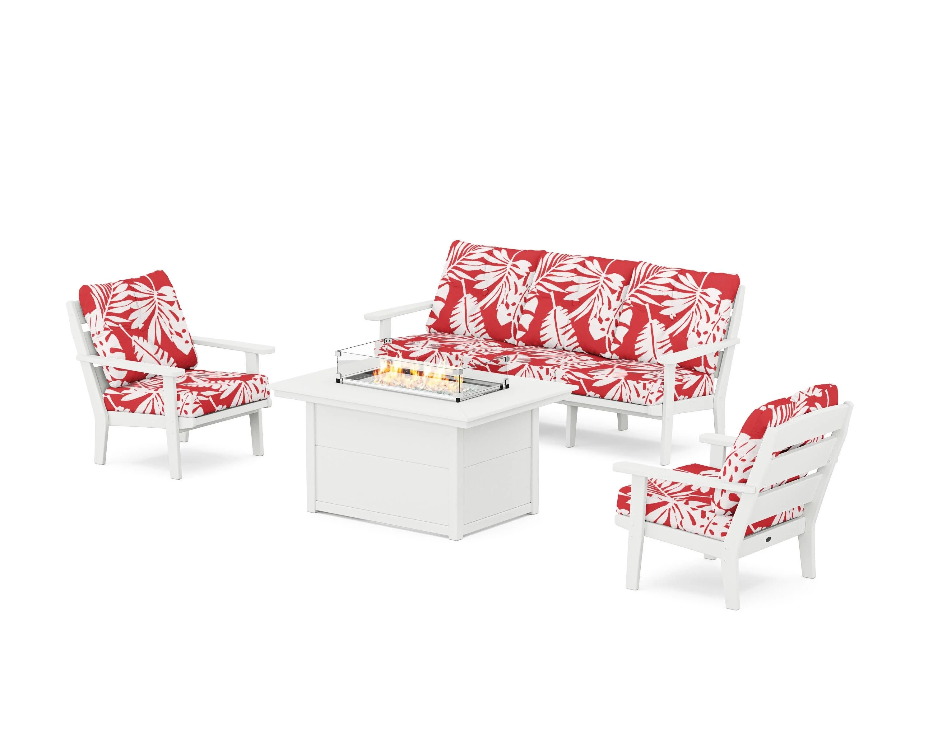 Lakeside Deep Seating Fire Pit Table Set - Image 110