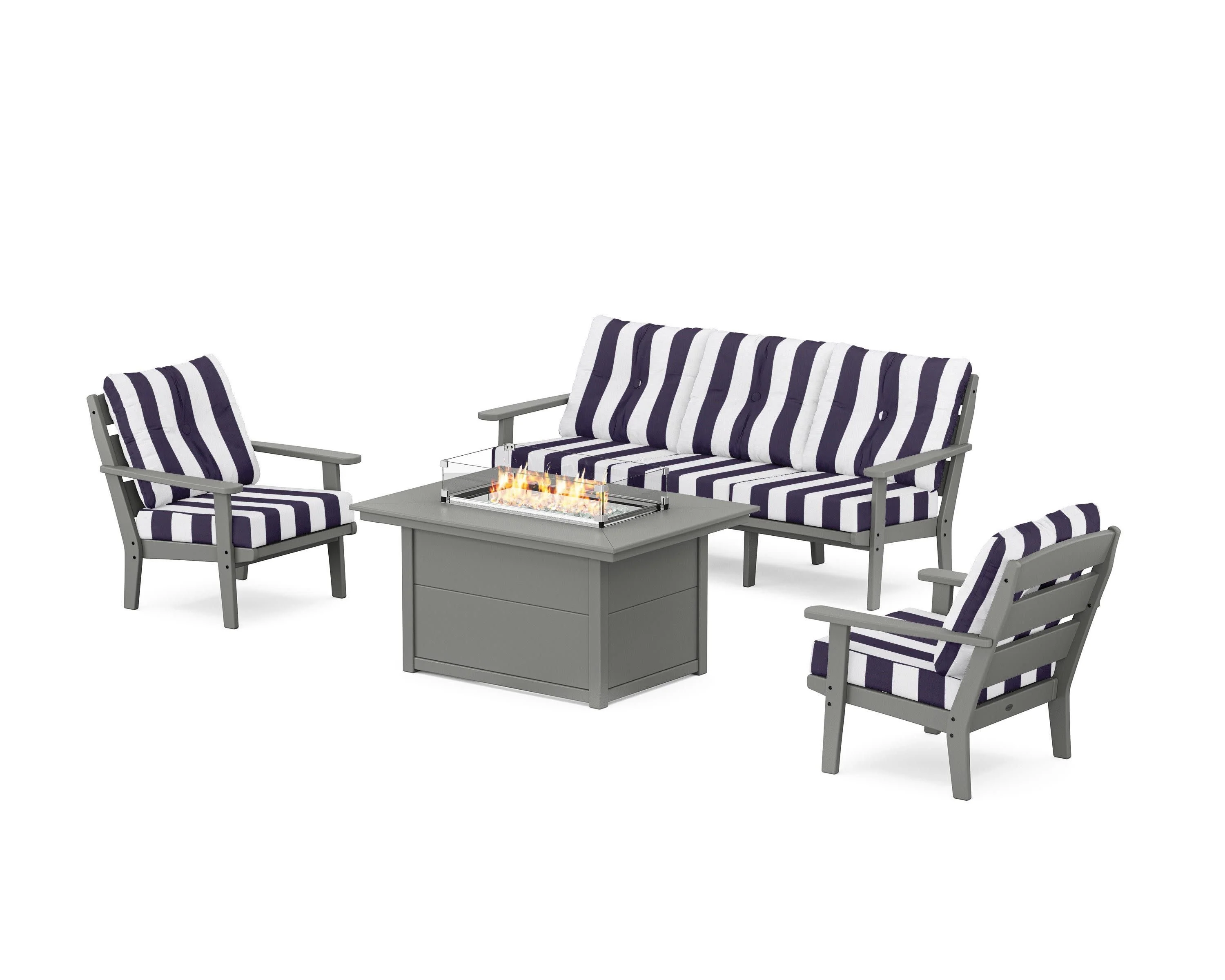 Lakeside Deep Seating Fire Pit Table Set - Image 112