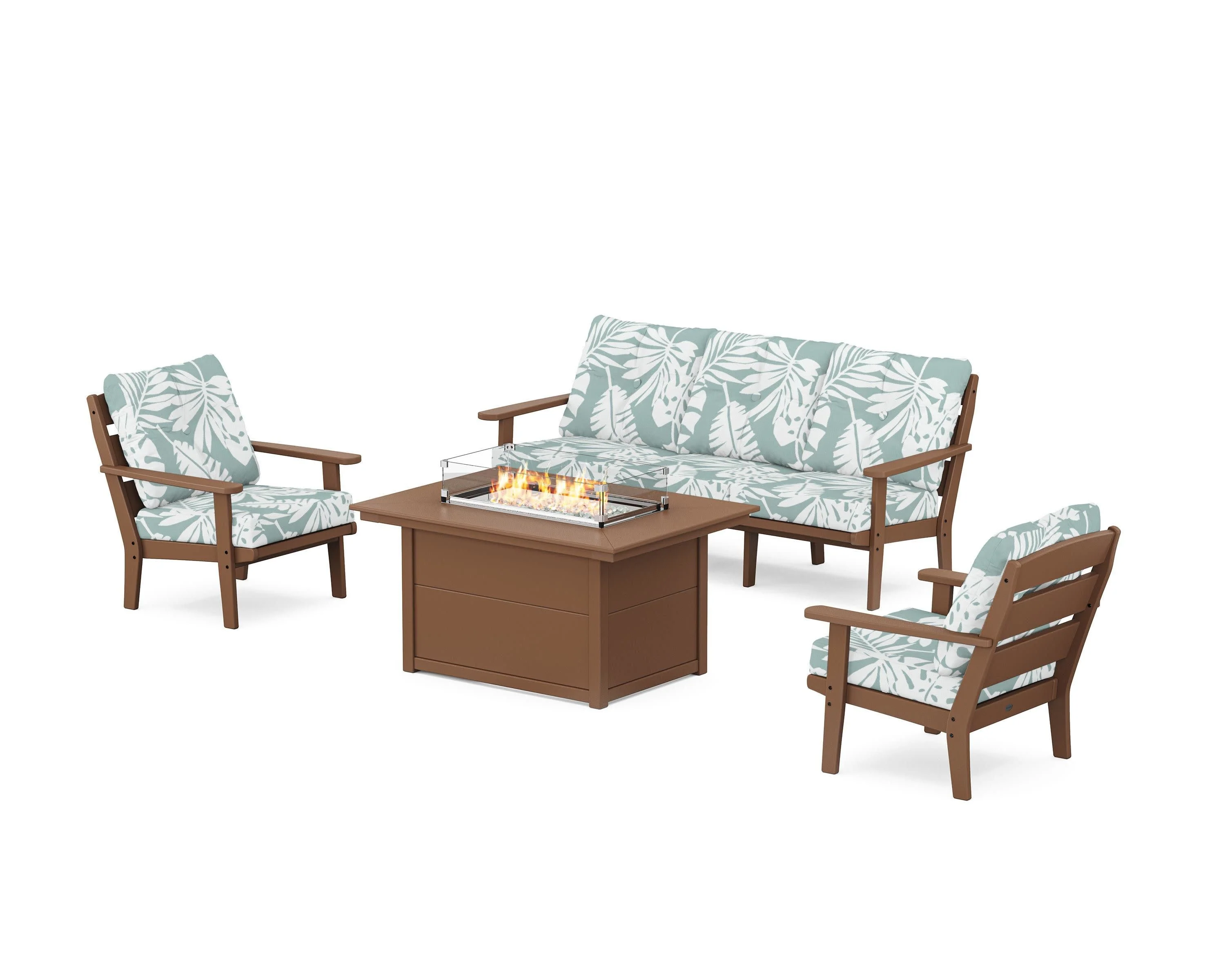 Lakeside Deep Seating Fire Pit Table Set - Image 116
