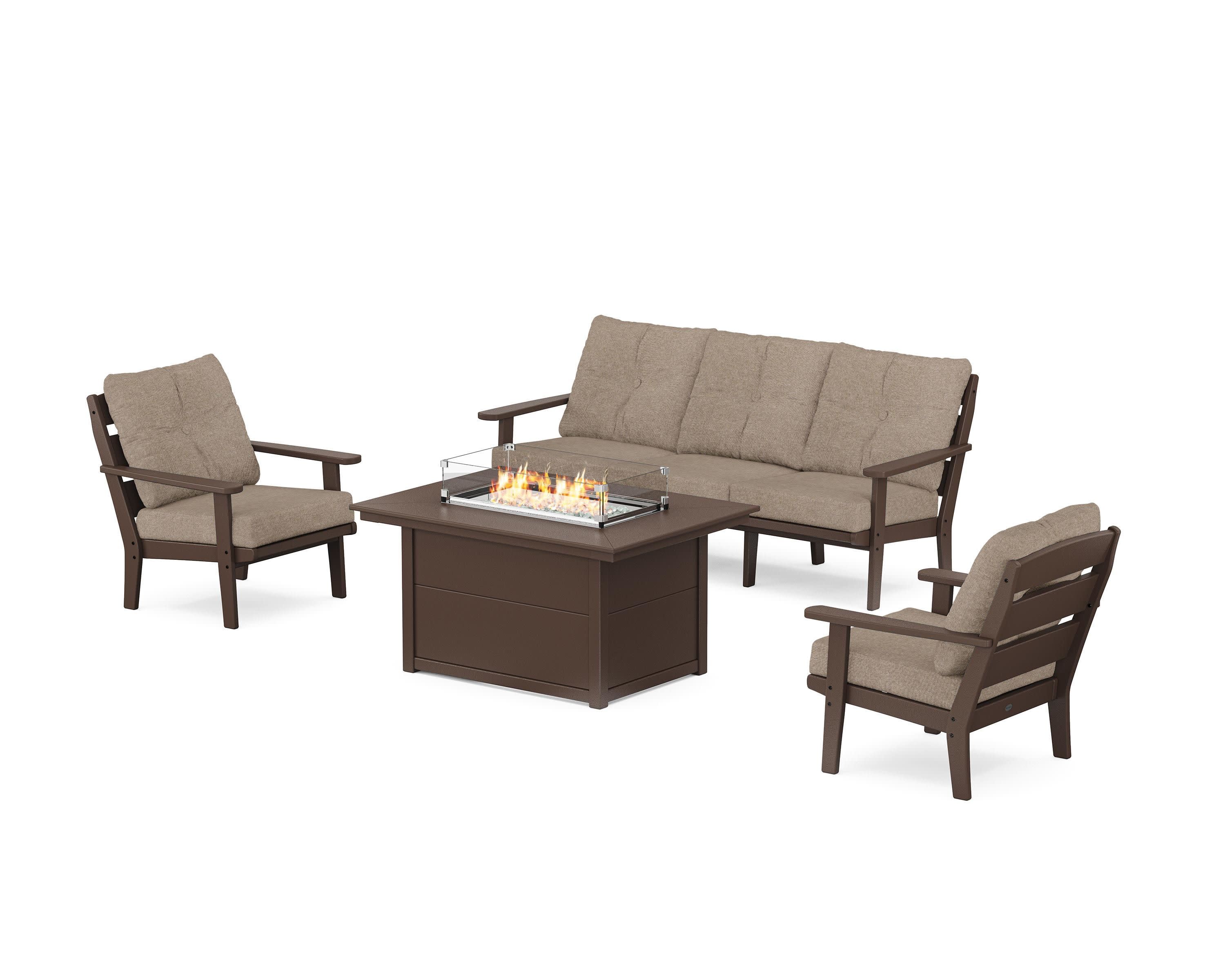 Lakeside Deep Seating Fire Pit Table Set - Image 117