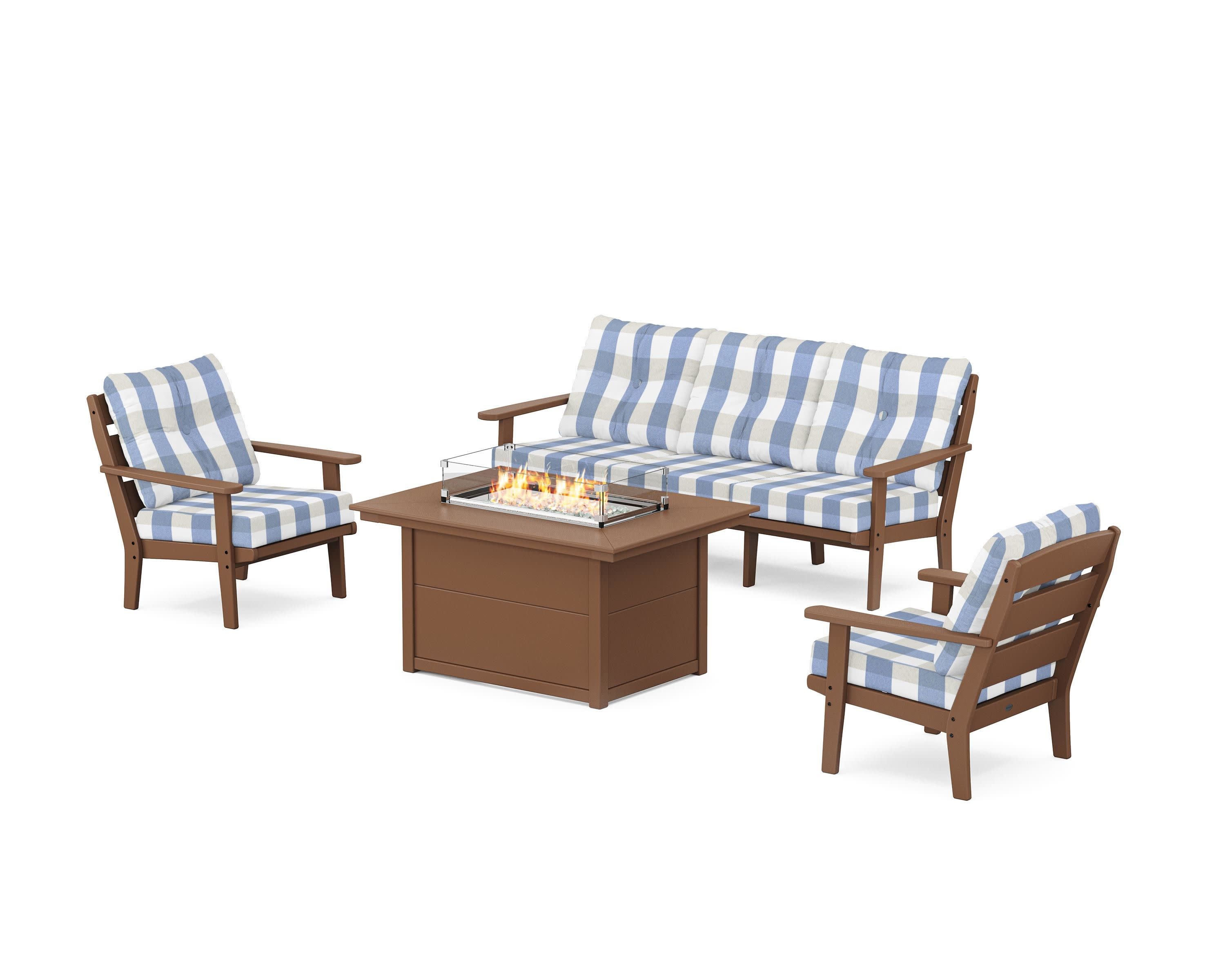Lakeside Deep Seating Fire Pit Table Set - Image 118