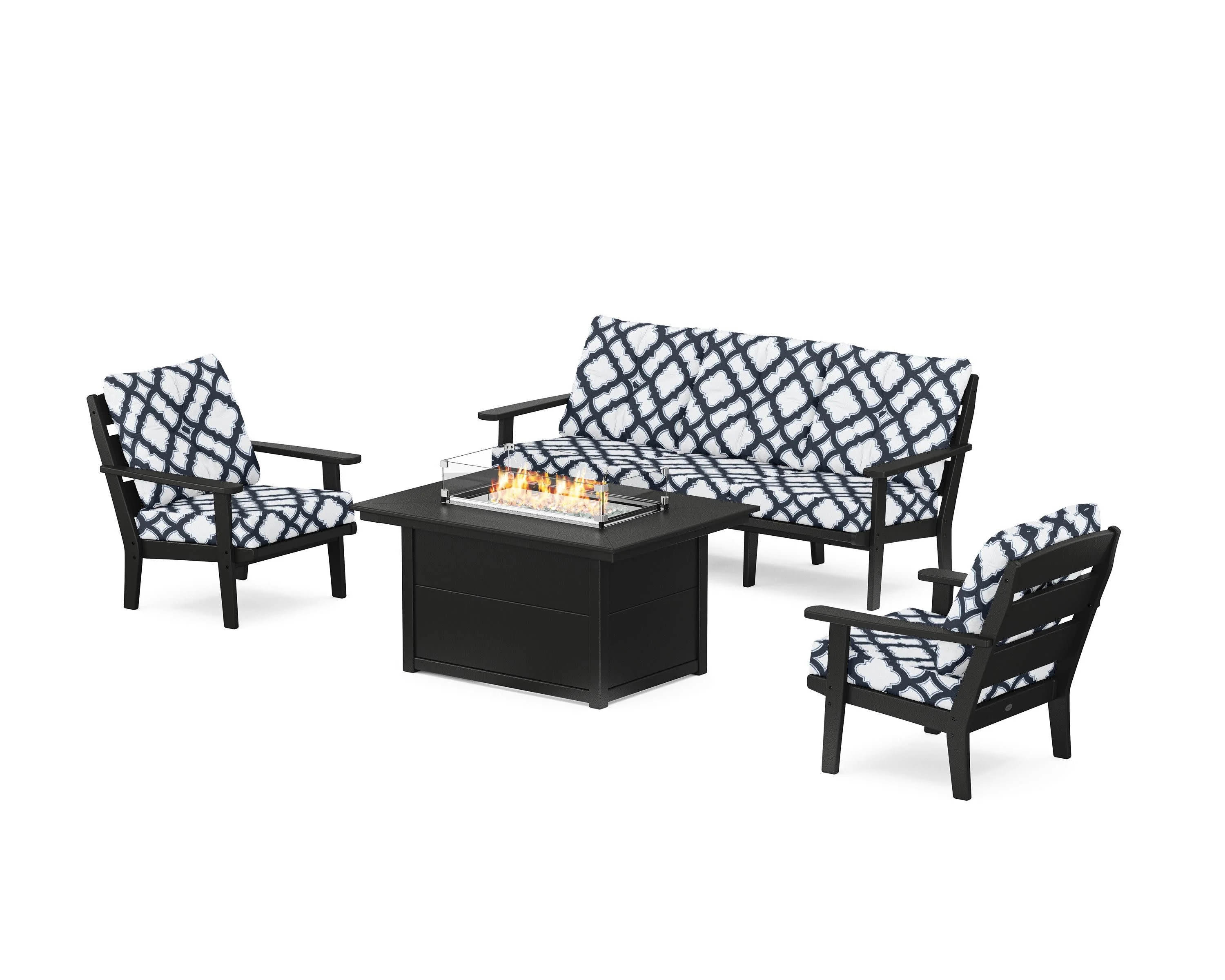 Lakeside Deep Seating Fire Pit Table Set - Image 121