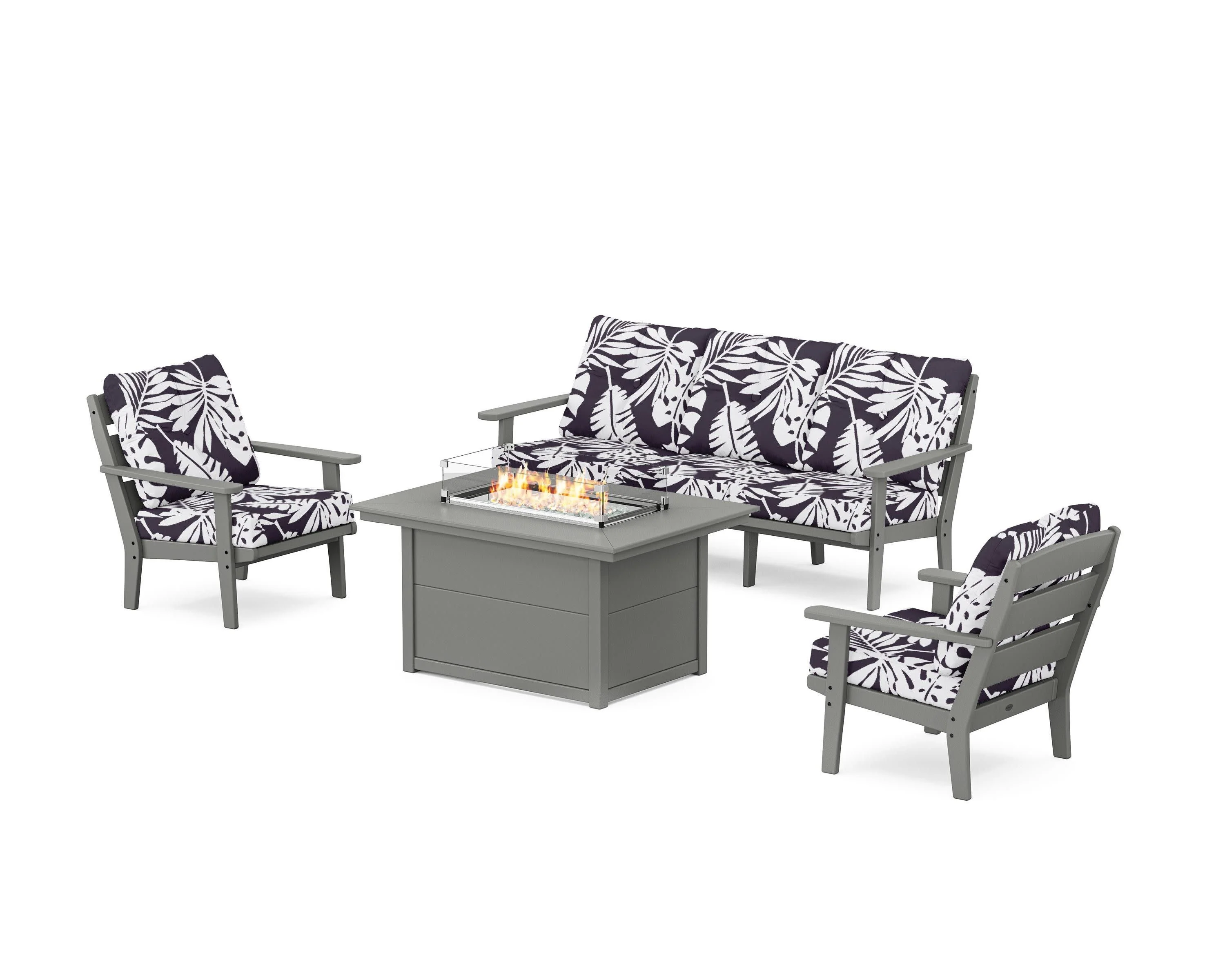 Lakeside Deep Seating Fire Pit Table Set - Image 122