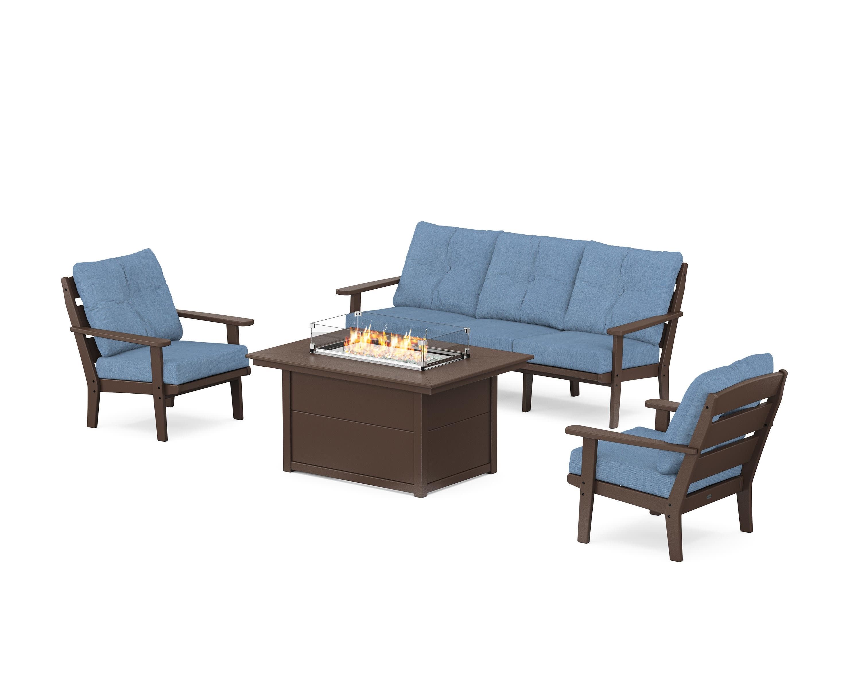 Lakeside Deep Seating Fire Pit Table Set - Image 134