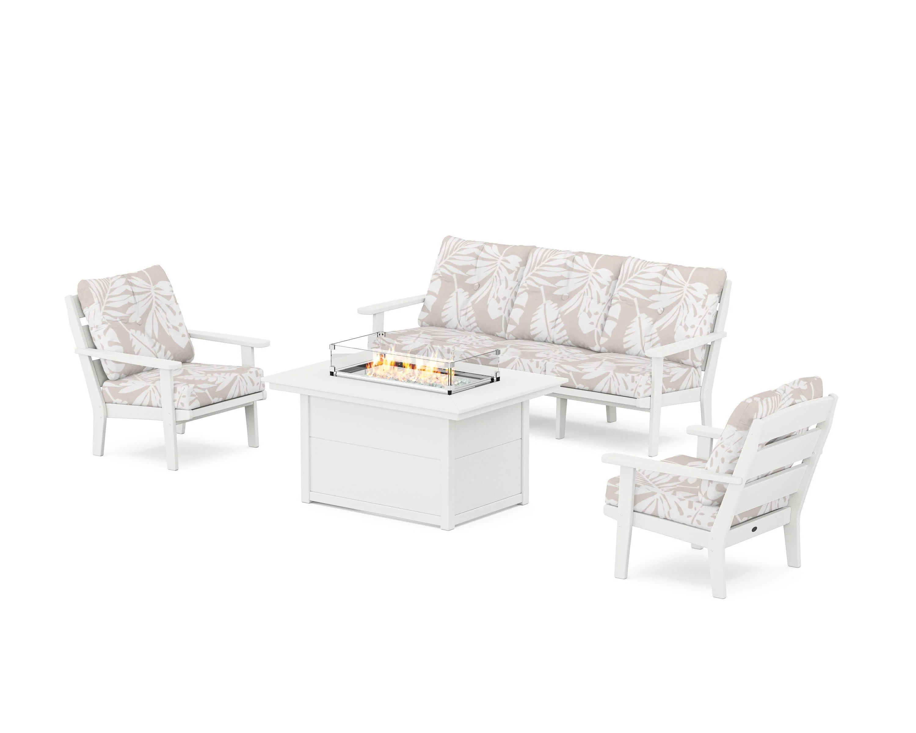 Lakeside Deep Seating Fire Pit Table Set - Image 135