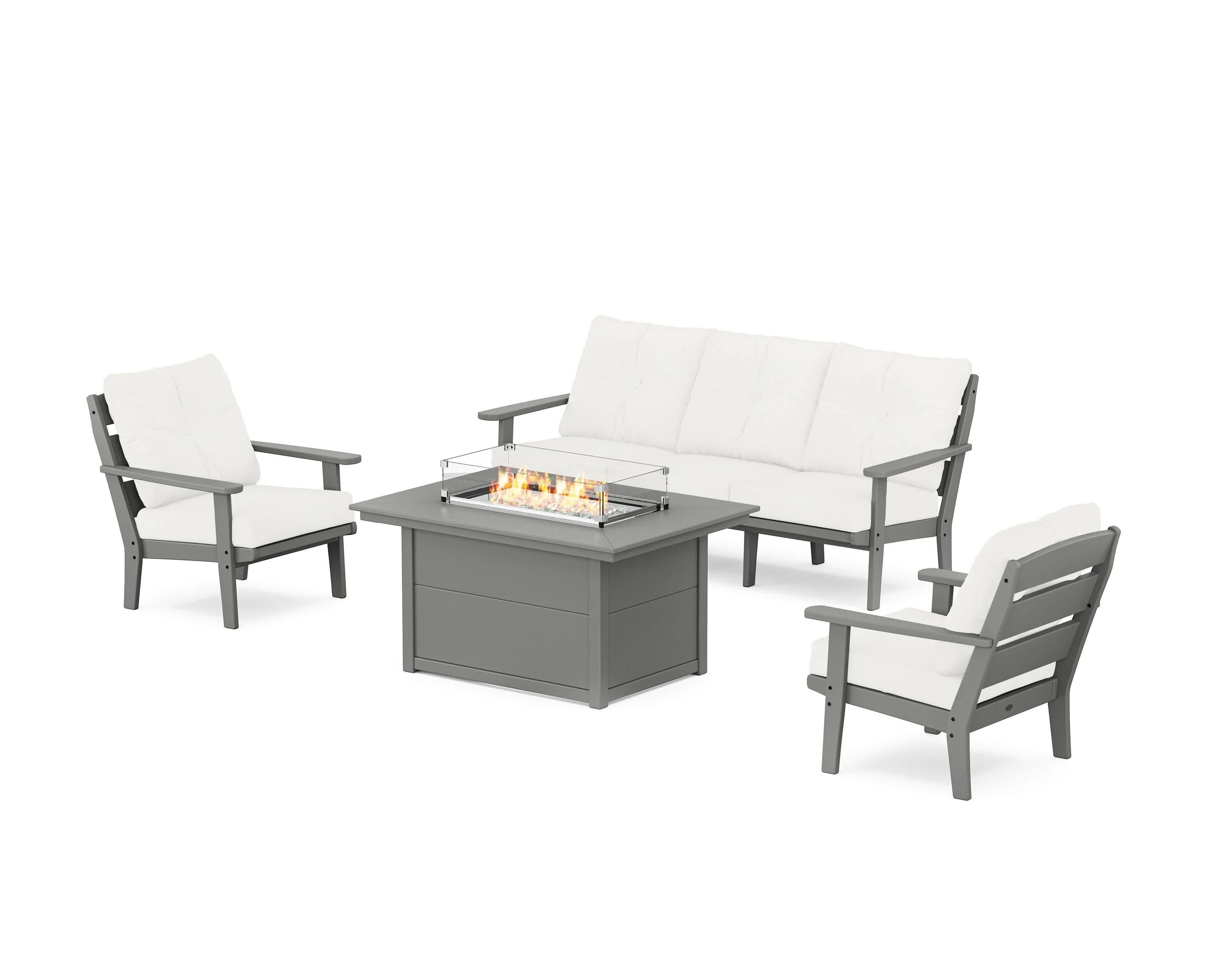 Lakeside Deep Seating Fire Pit Table Set - Image 136