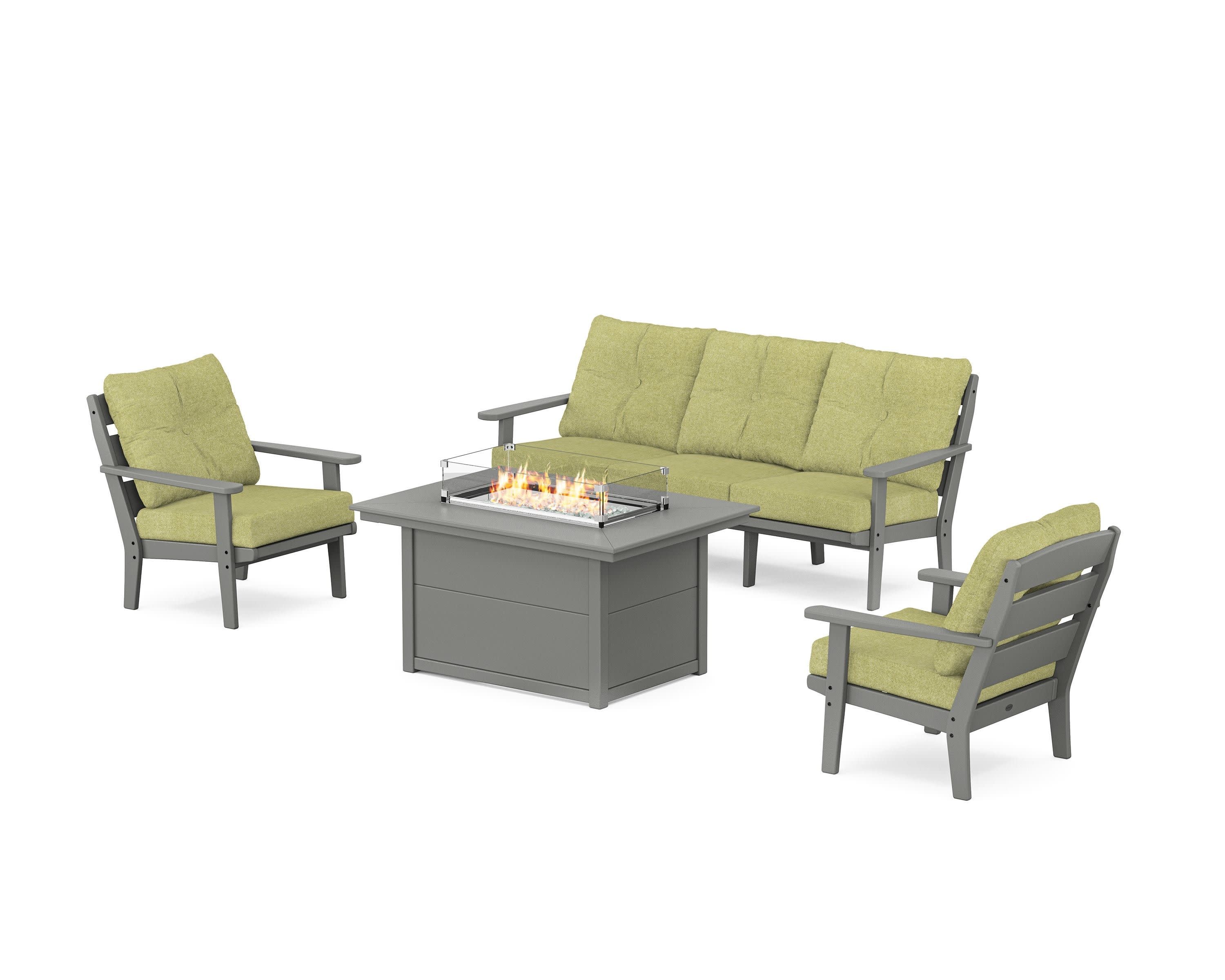 Lakeside Deep Seating Fire Pit Table Set - Image 137