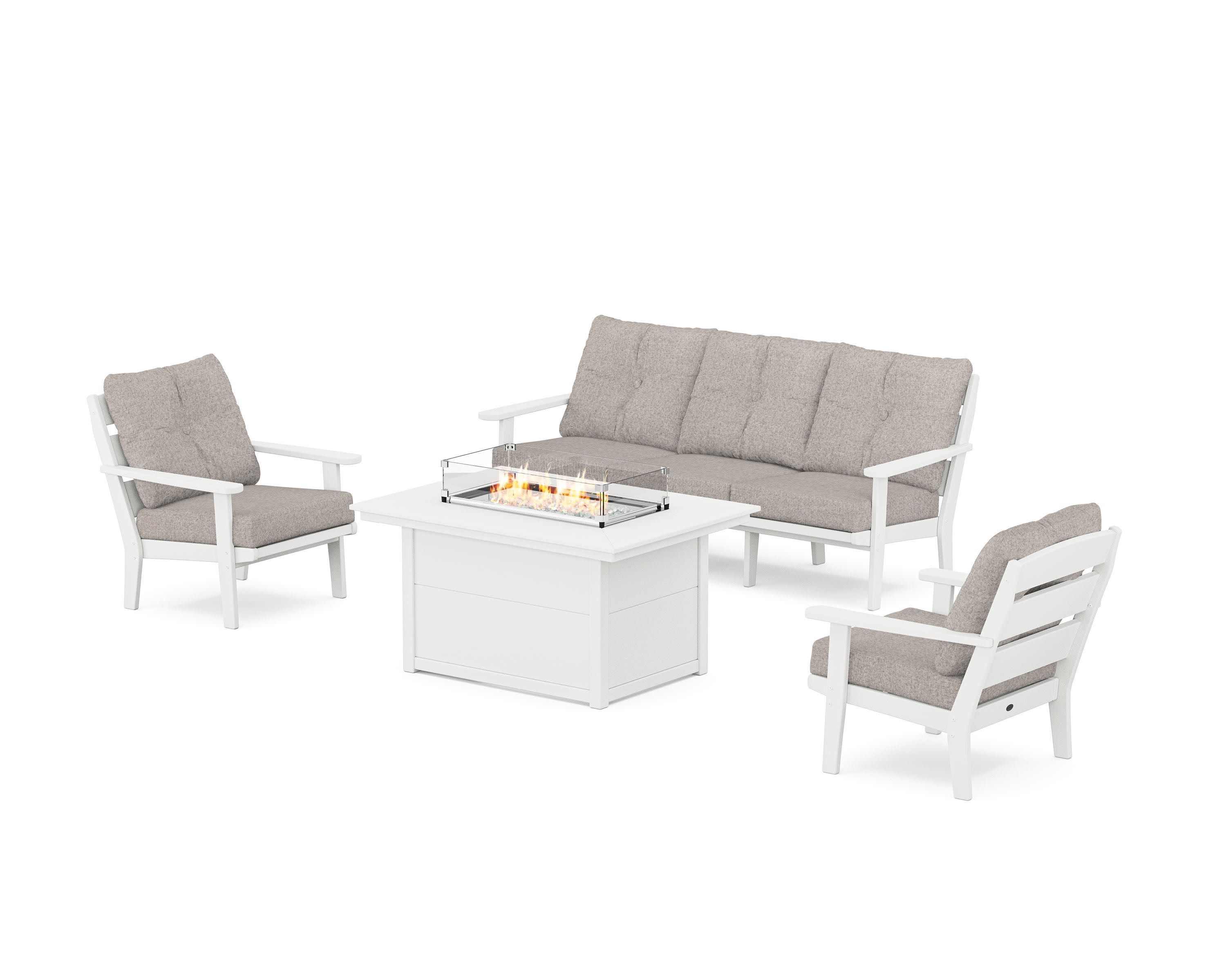 Lakeside Deep Seating Fire Pit Table Set - Image 138