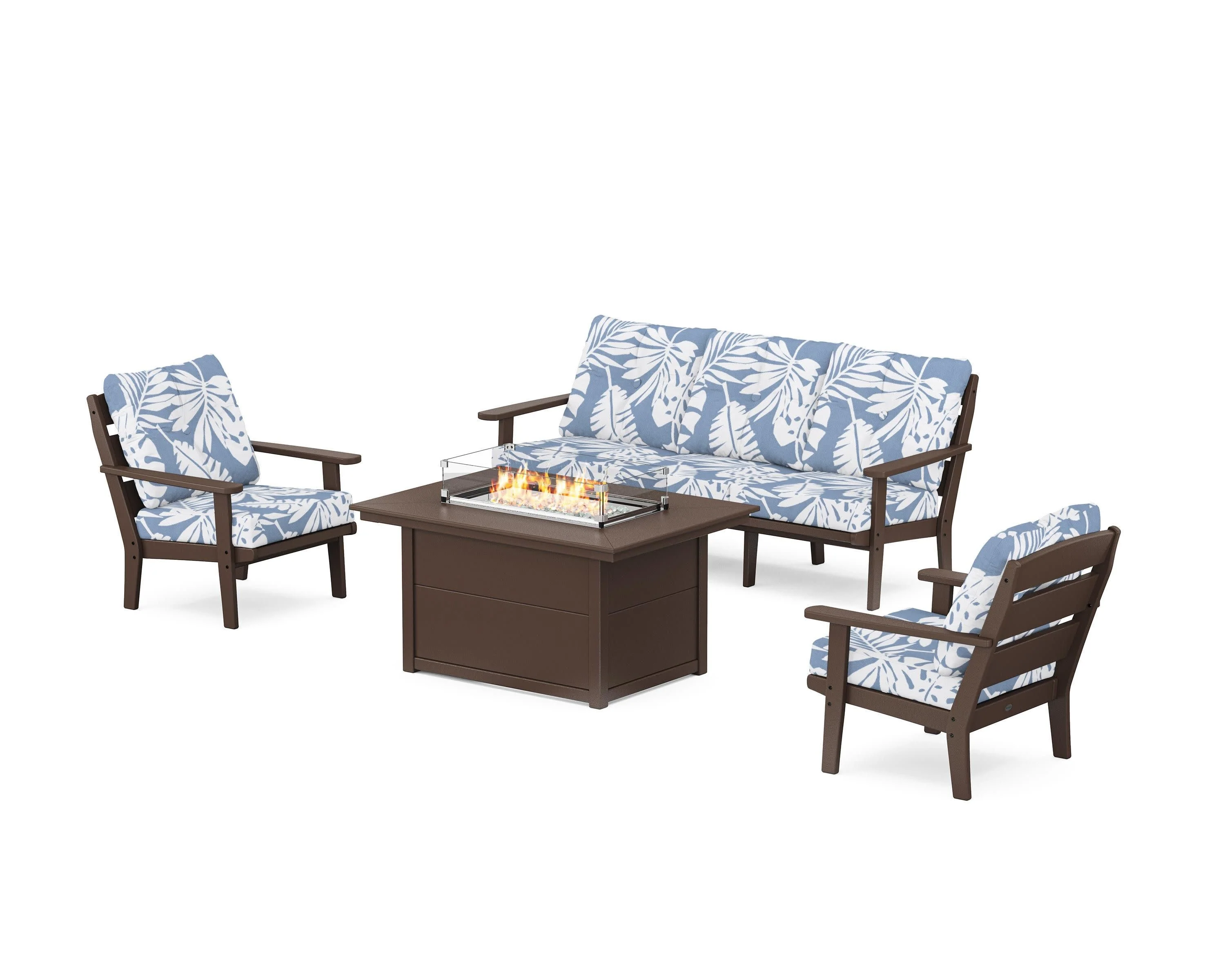 Lakeside Deep Seating Fire Pit Table Set - Image 139