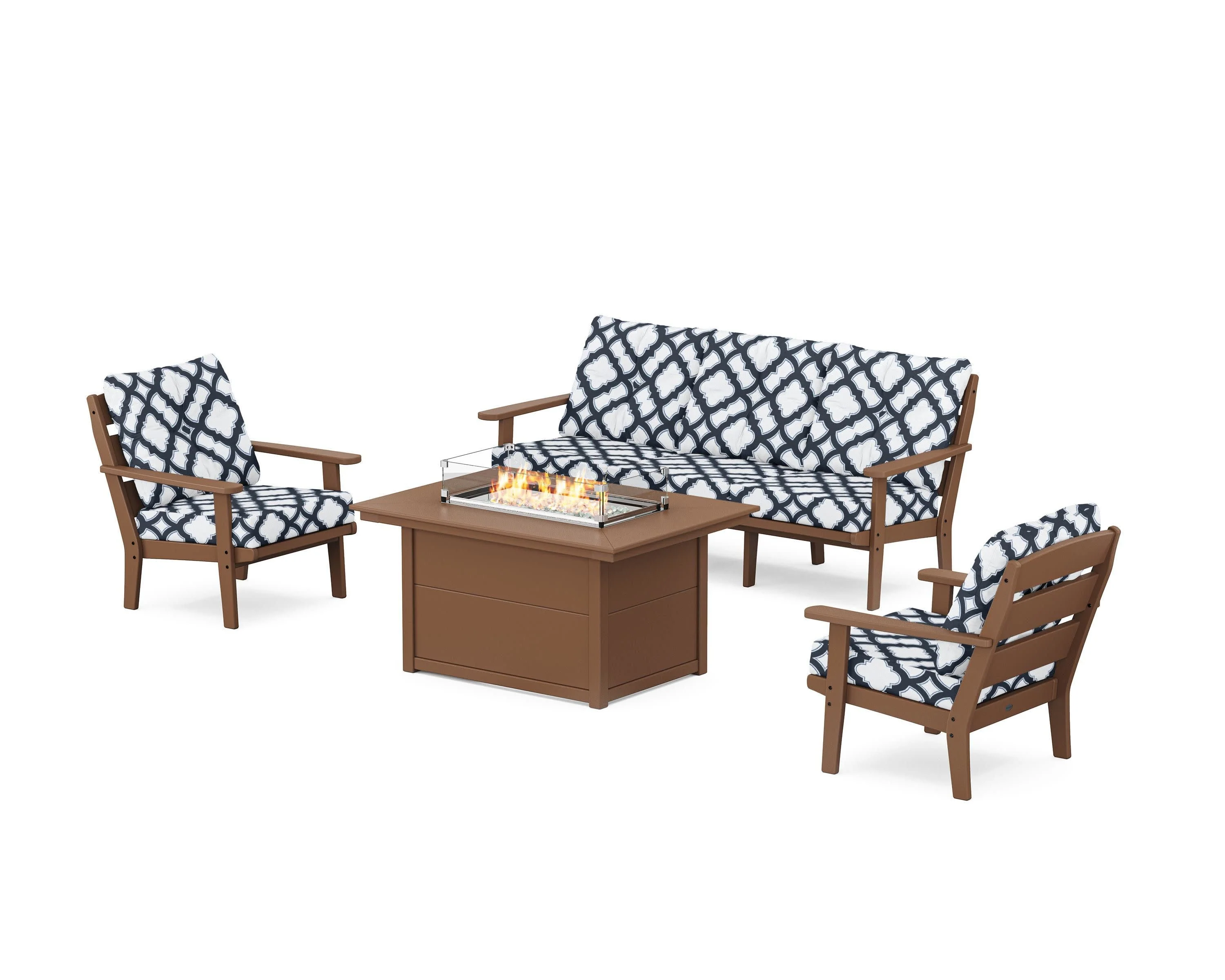 Lakeside Deep Seating Fire Pit Table Set - Image 152