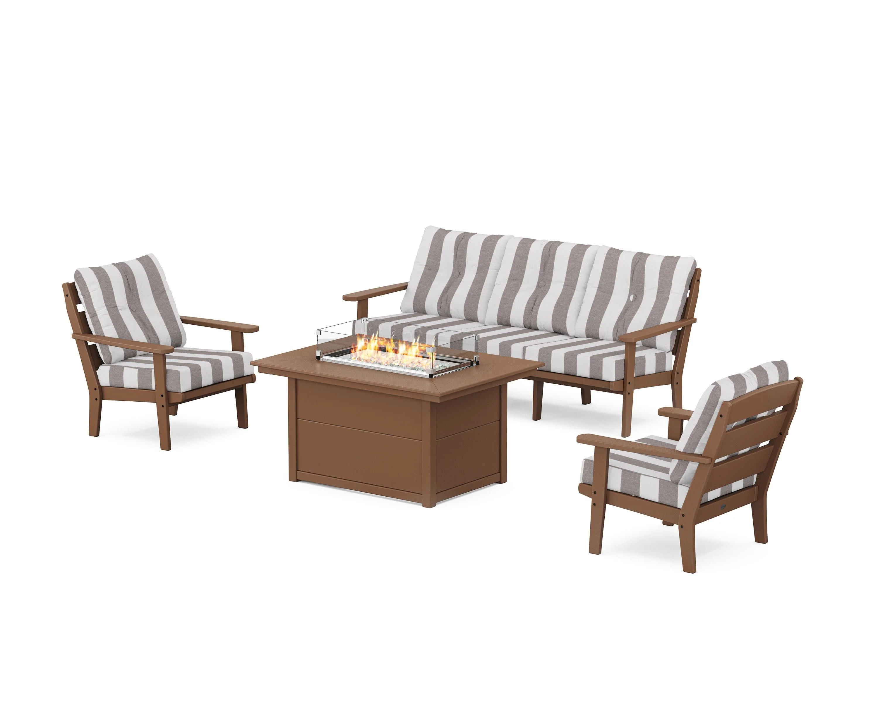 Lakeside Deep Seating Fire Pit Table Set - Image 161