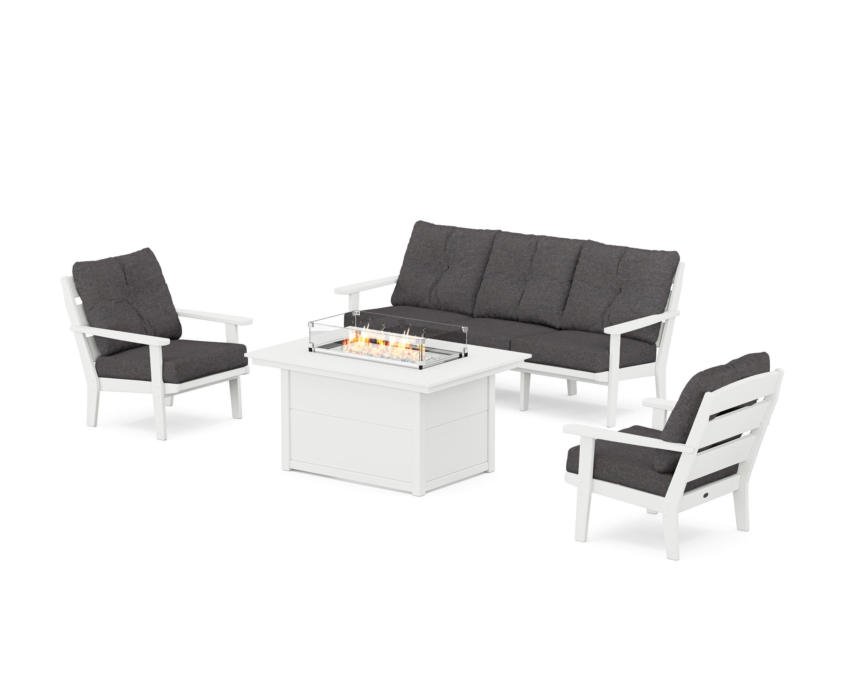 Lakeside Deep Seating Fire Pit Table Set - Image 166