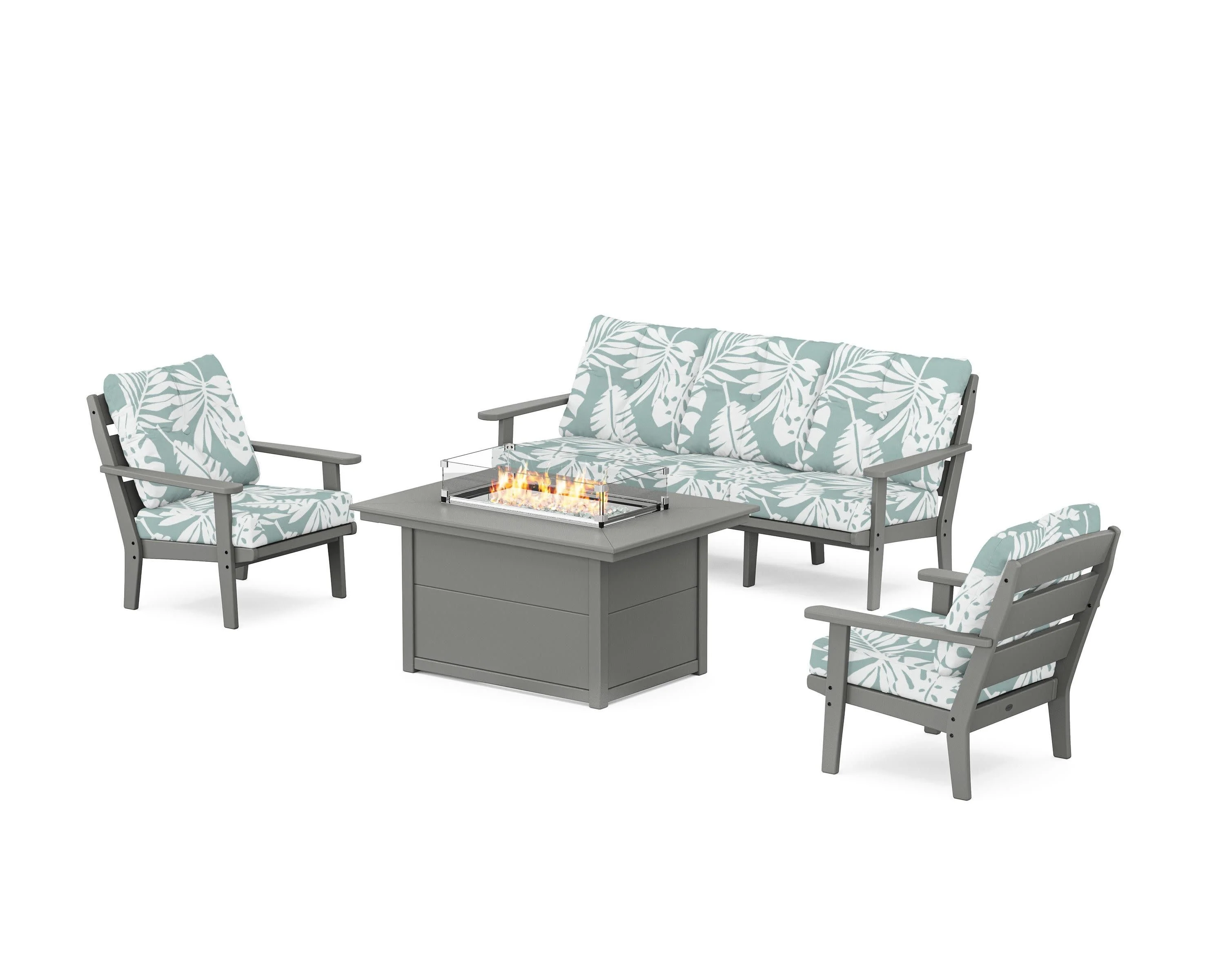 Lakeside Deep Seating Fire Pit Table Set - Image 167
