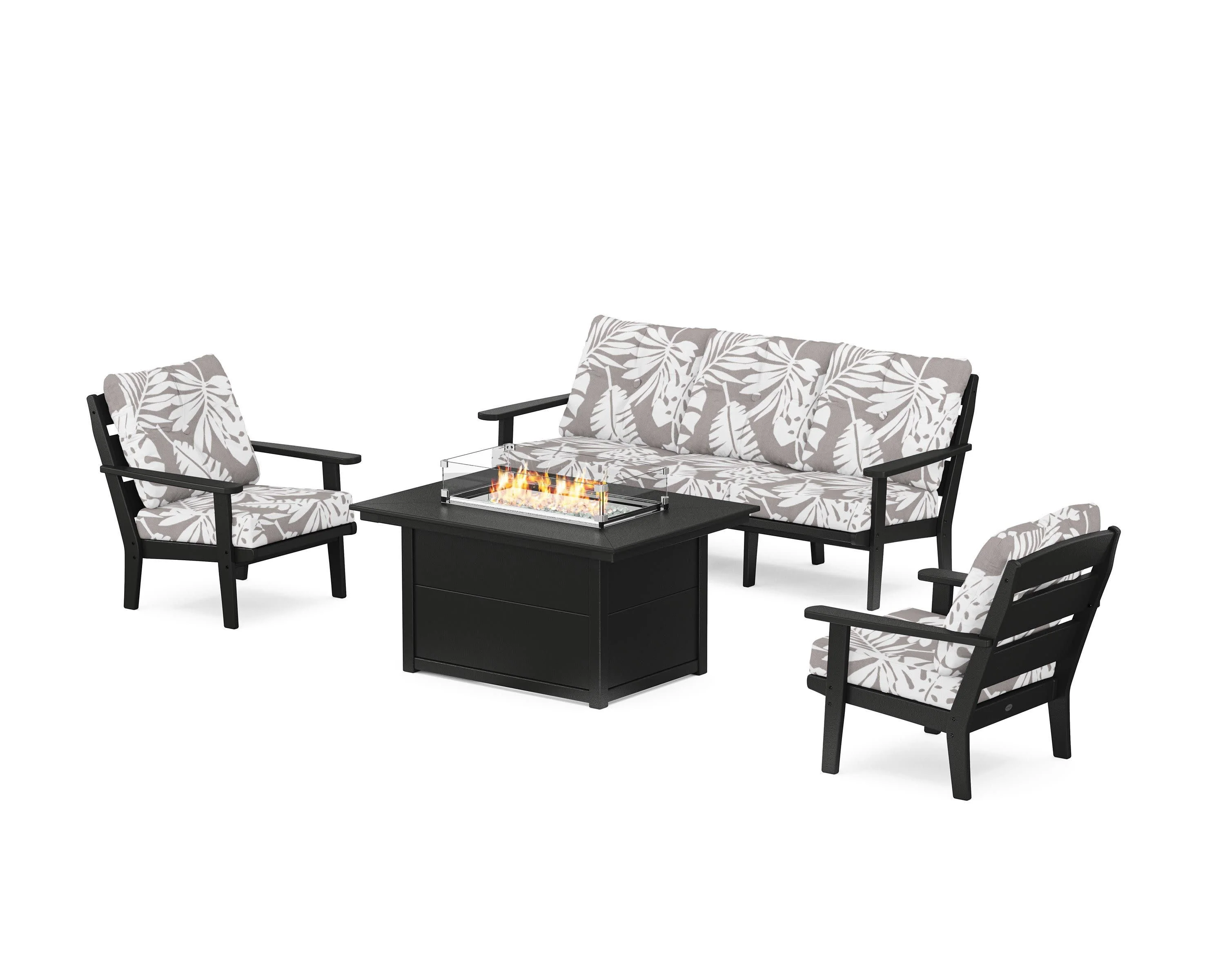 Lakeside Deep Seating Fire Pit Table Set - Image 169