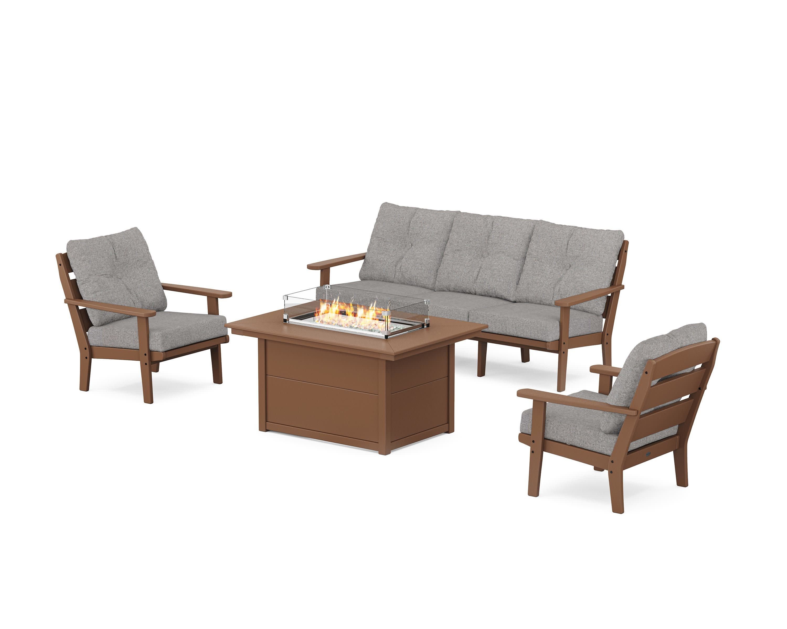 Lakeside Deep Seating Fire Pit Table Set - Image 178