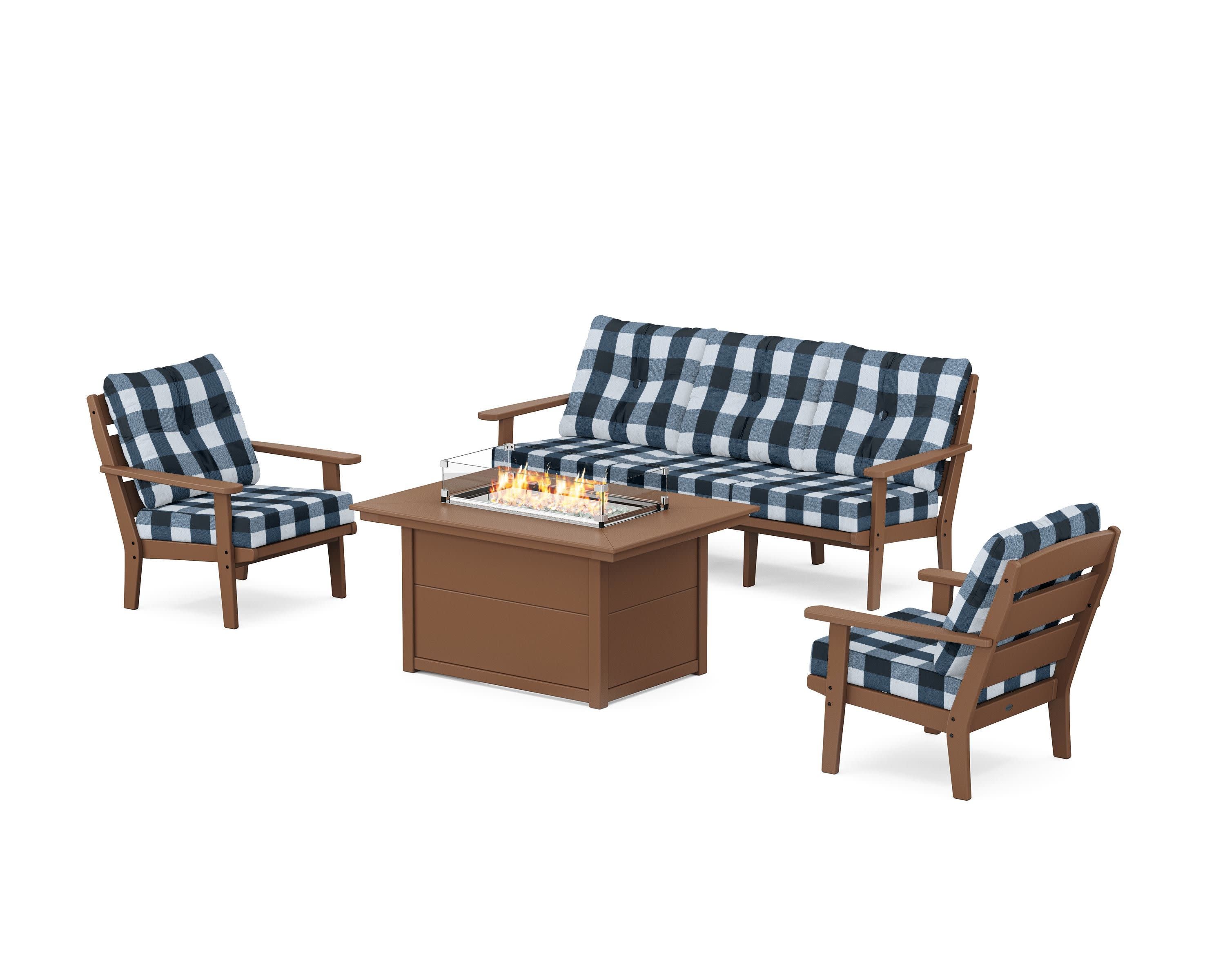 Lakeside Deep Seating Fire Pit Table Set - Image 18