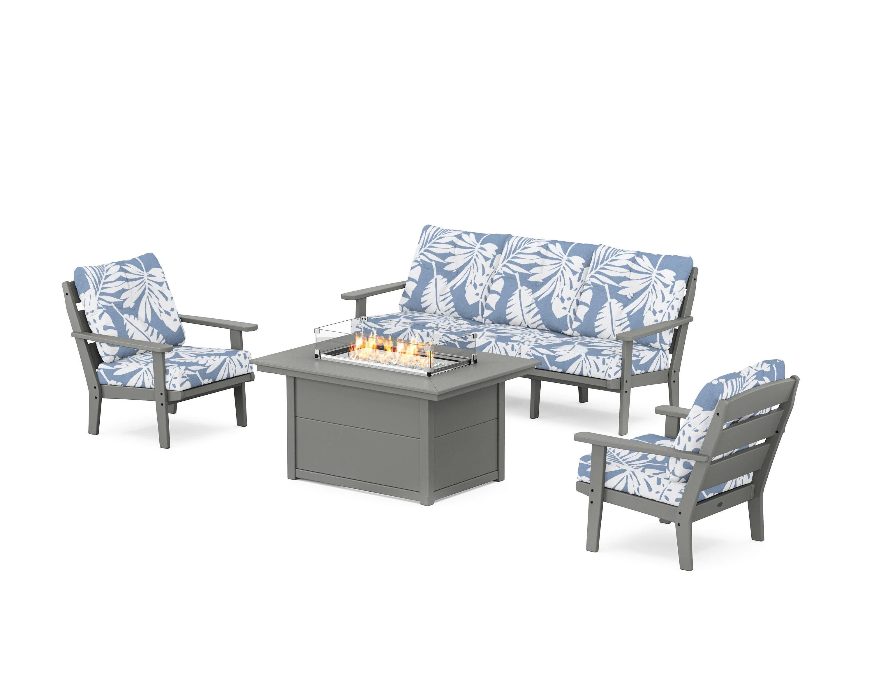 Lakeside Deep Seating Fire Pit Table Set - Image 184