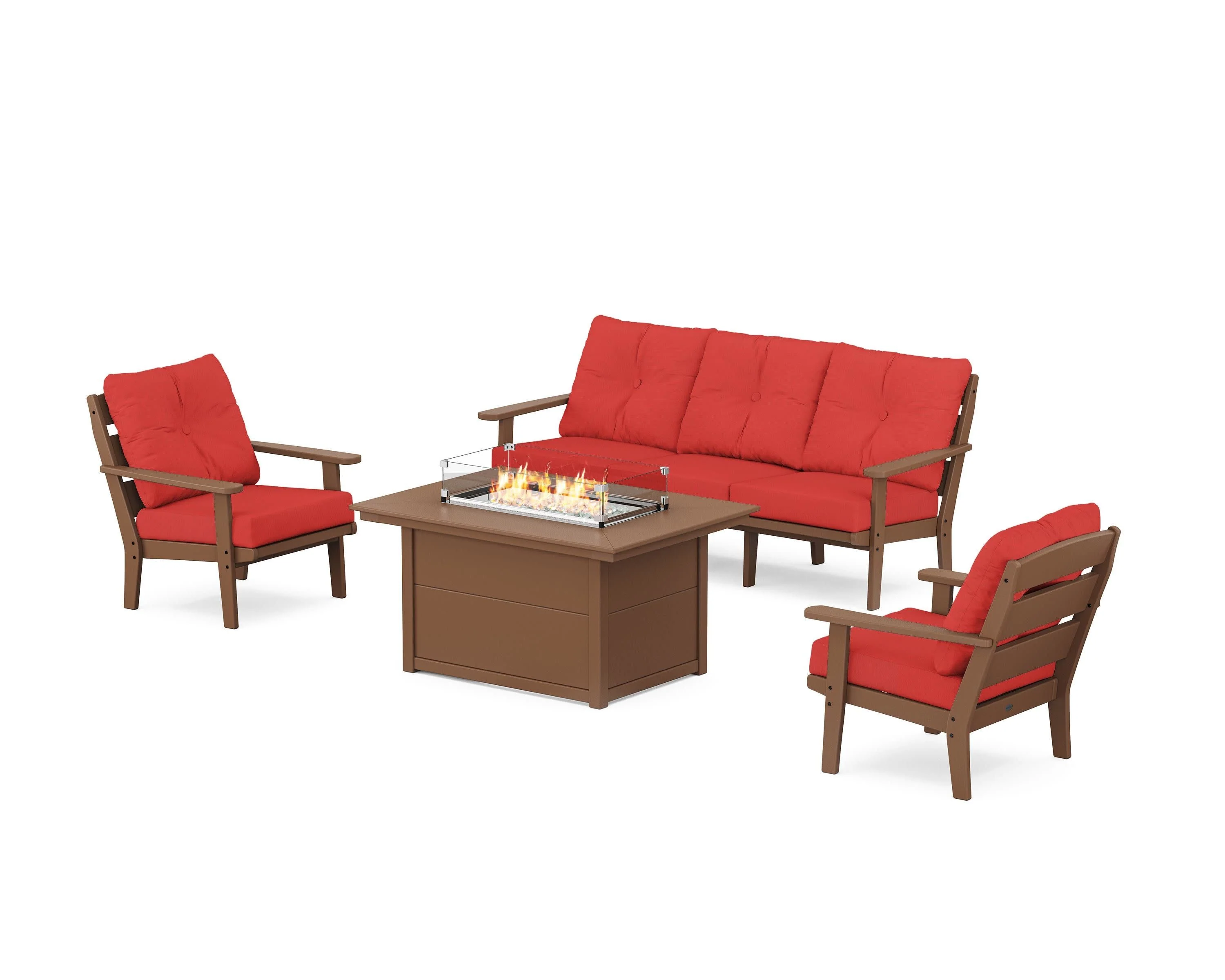 Lakeside Deep Seating Fire Pit Table Set - Image 190