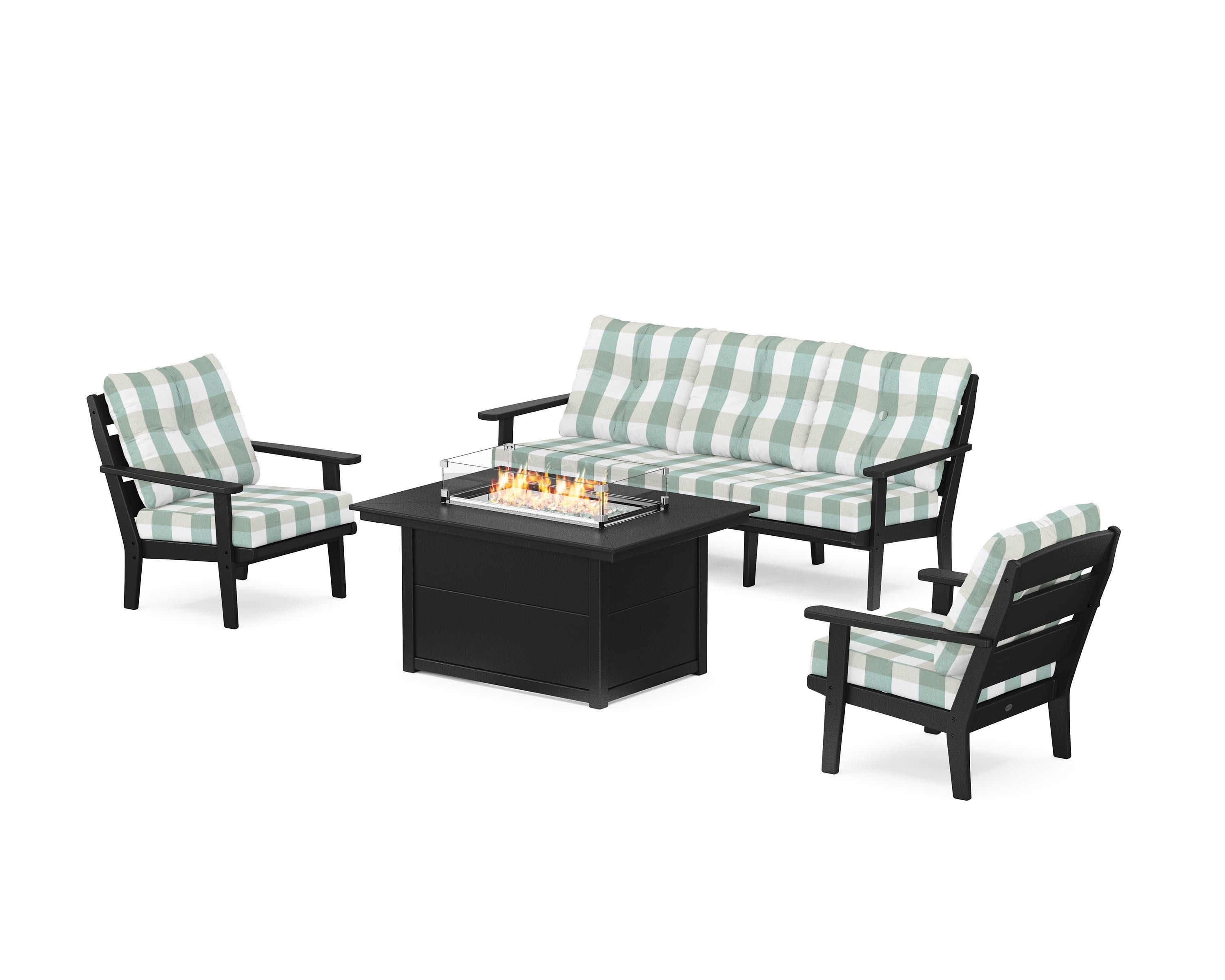 Lakeside Deep Seating Fire Pit Table Set - Image 192