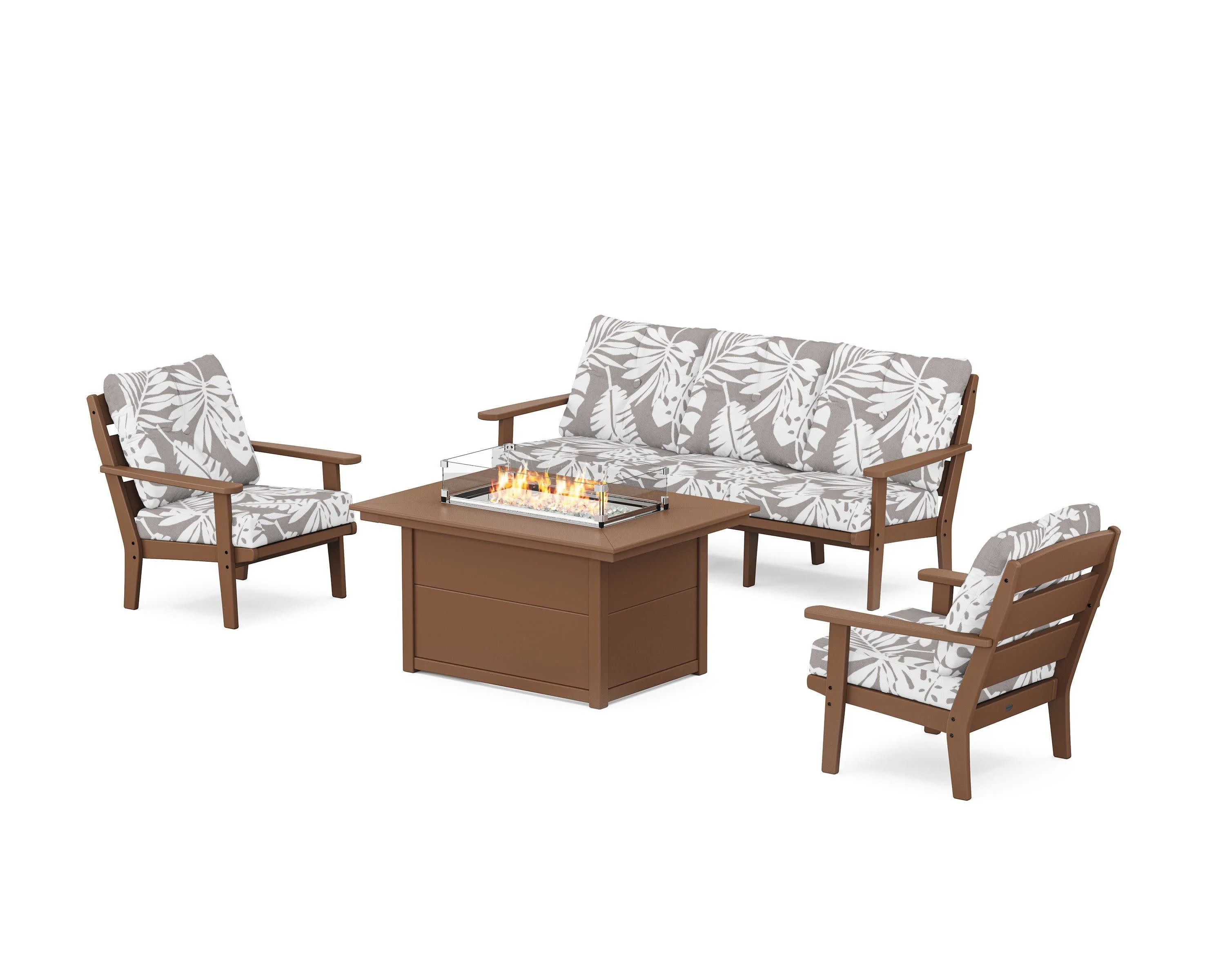 Lakeside Deep Seating Fire Pit Table Set - Image 195