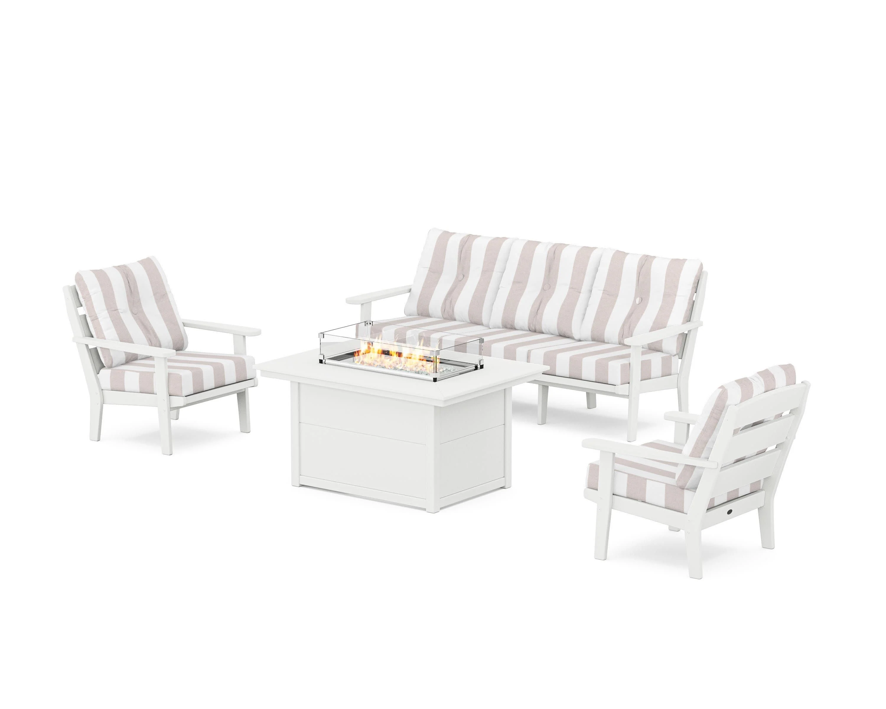 Lakeside Deep Seating Fire Pit Table Set - Image 201