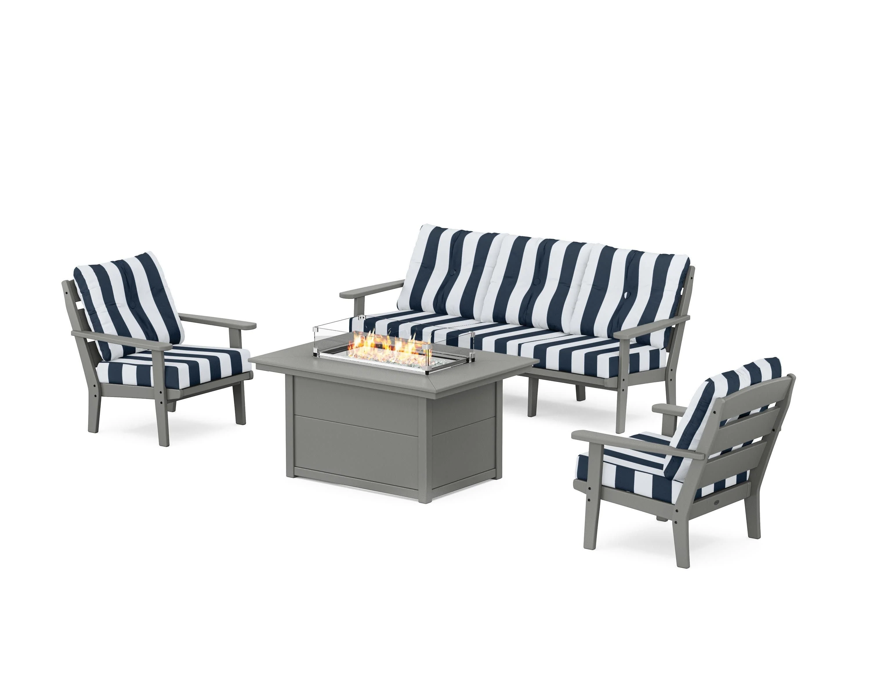 Lakeside Deep Seating Fire Pit Table Set - Image 206