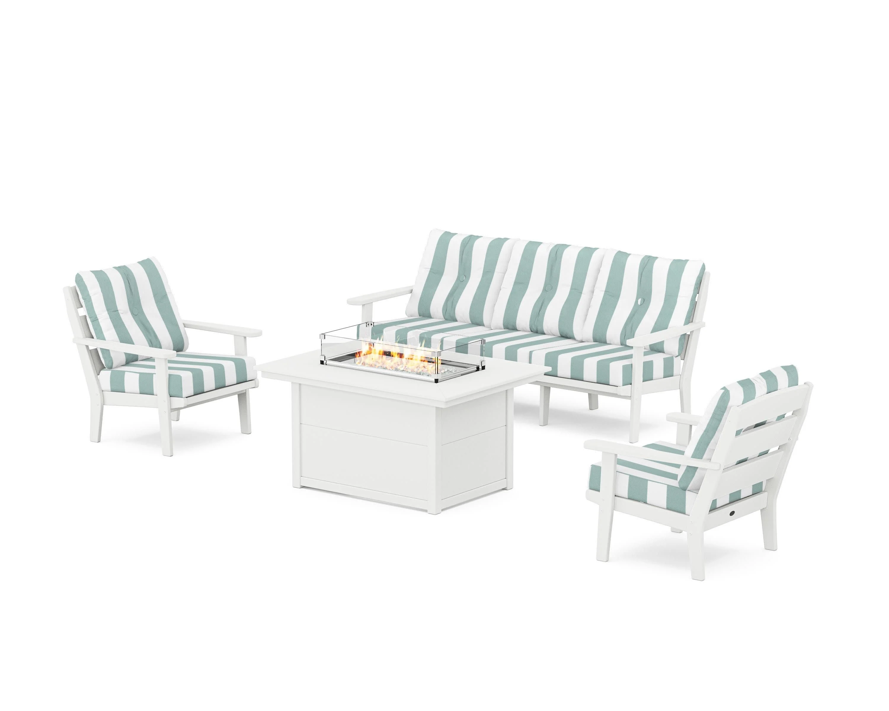 Lakeside Deep Seating Fire Pit Table Set - Image 207