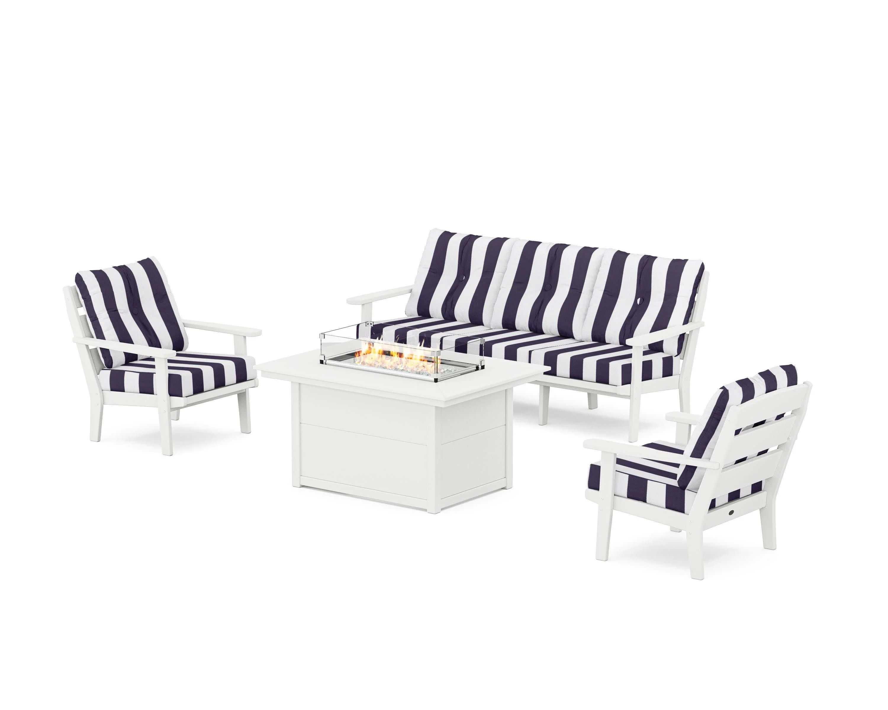 Lakeside Deep Seating Fire Pit Table Set - Image 208