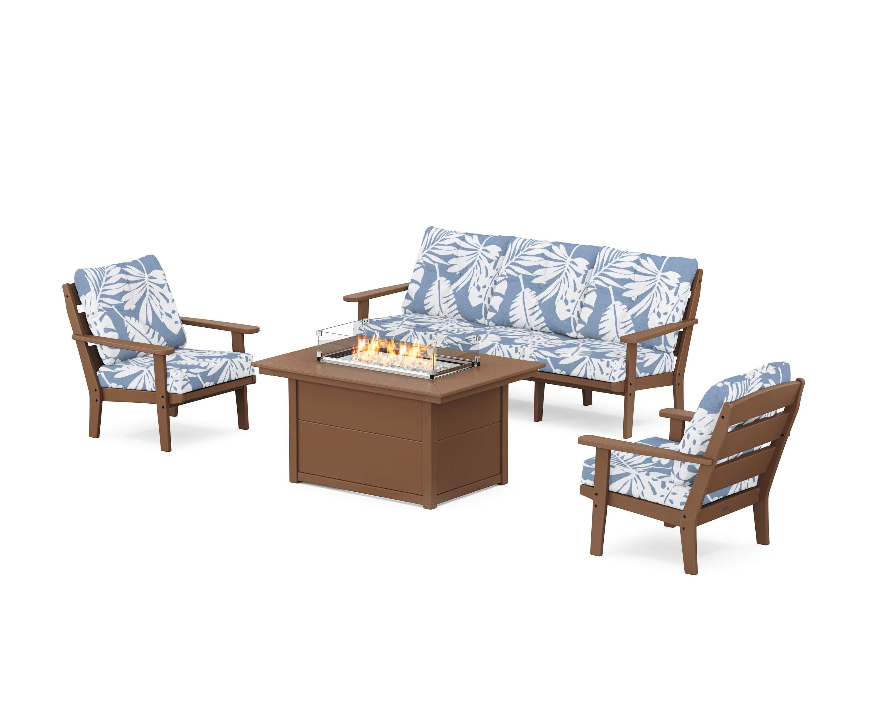 Lakeside Deep Seating Fire Pit Table Set - Image 209