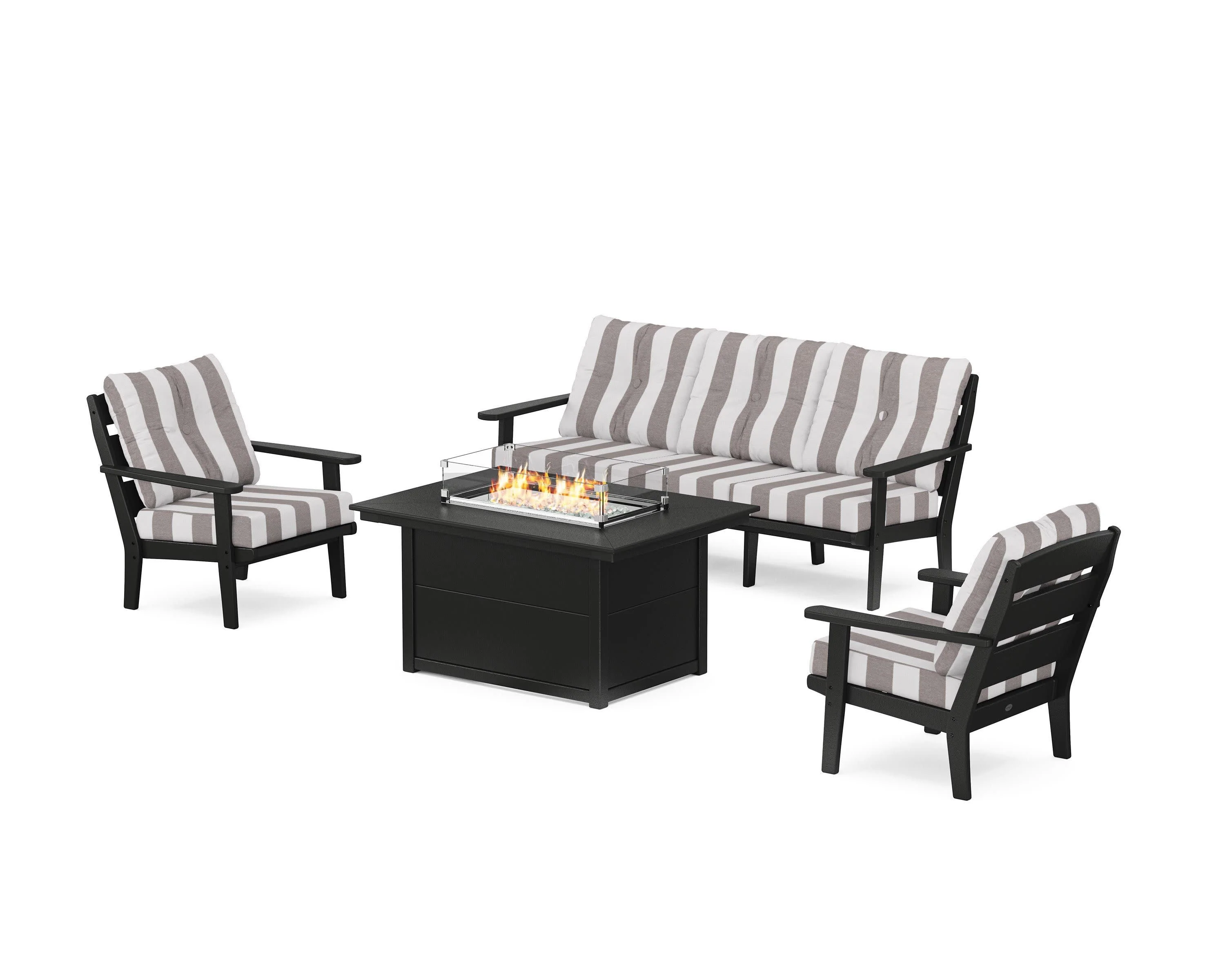 Lakeside Deep Seating Fire Pit Table Set - Image 32