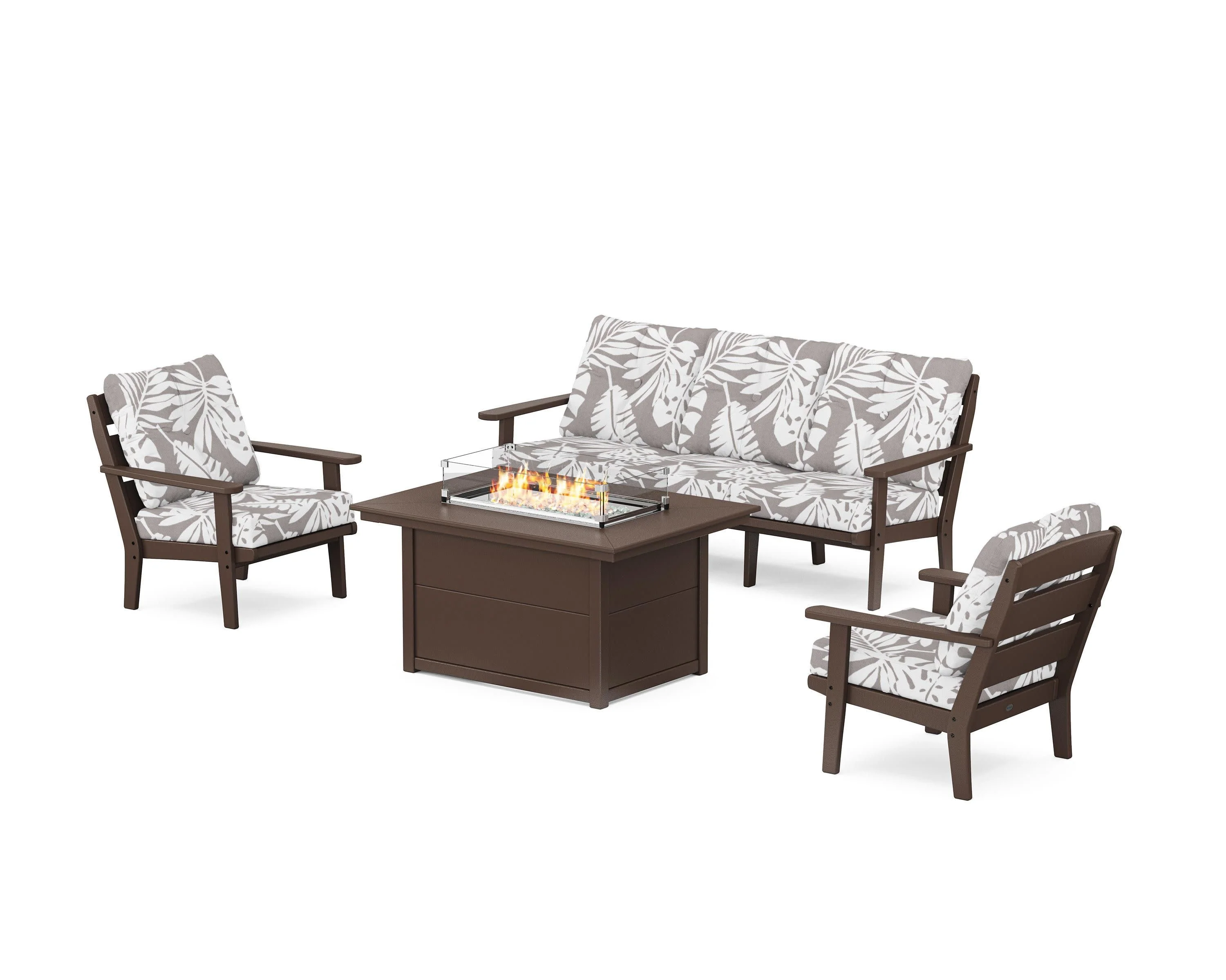 Lakeside Deep Seating Fire Pit Table Set - Image 33