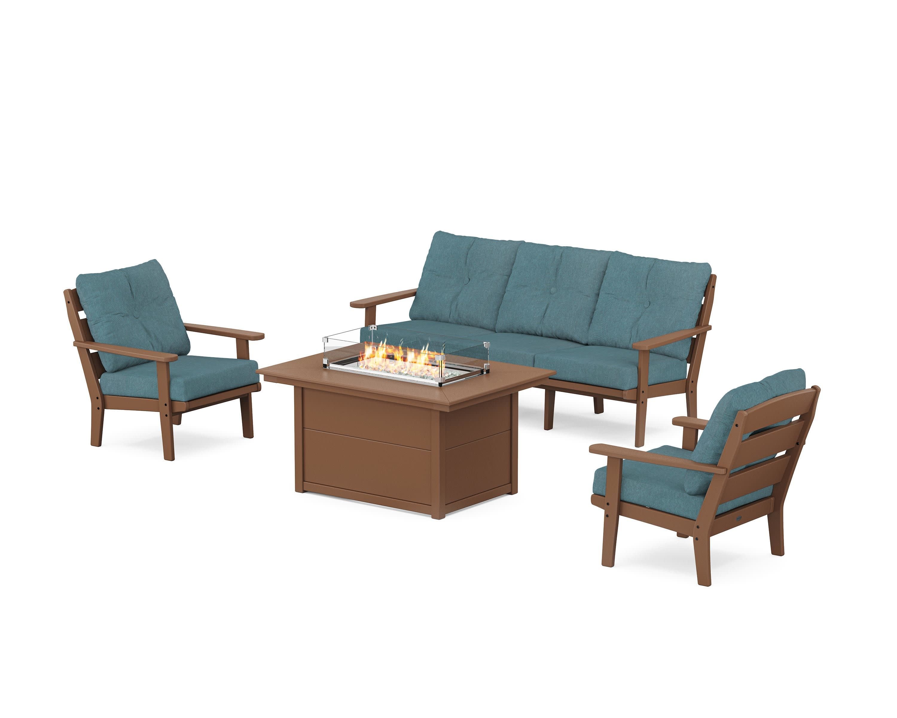 Lakeside Deep Seating Fire Pit Table Set - Image 38