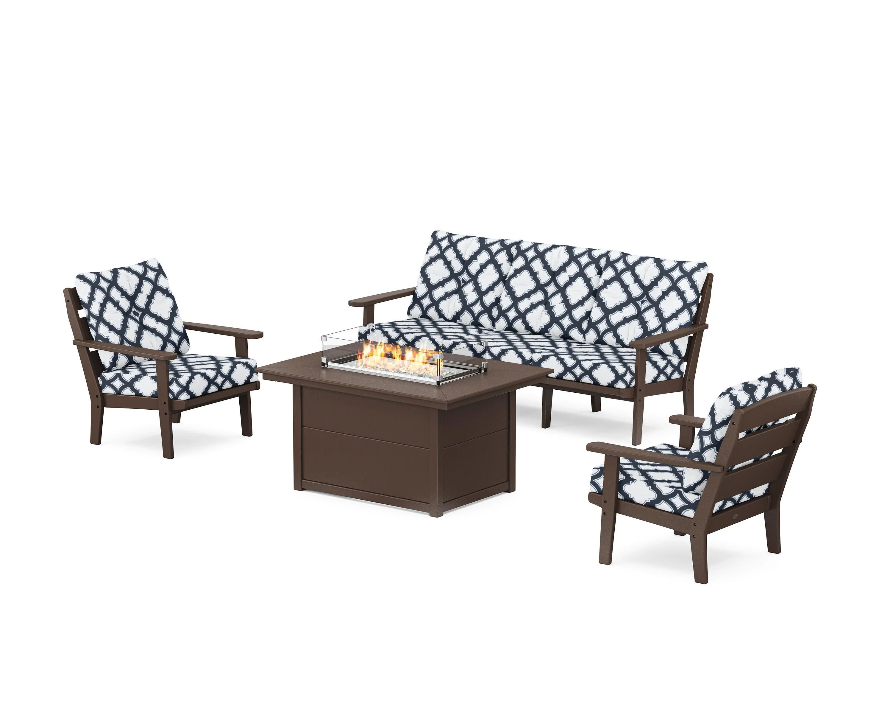 Lakeside Deep Seating Fire Pit Table Set - Image 40