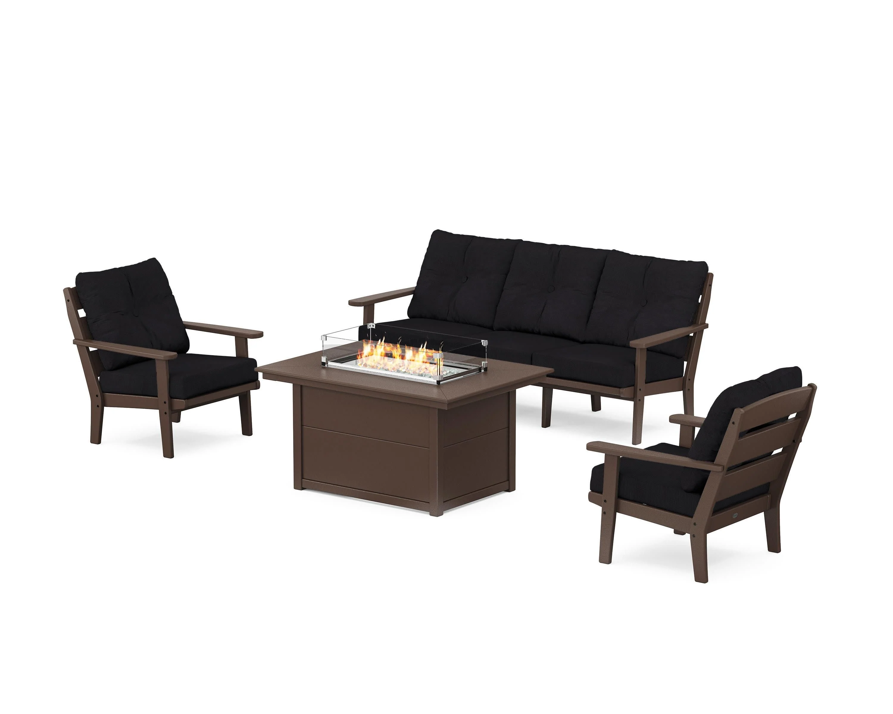 Lakeside Deep Seating Fire Pit Table Set - Image 41