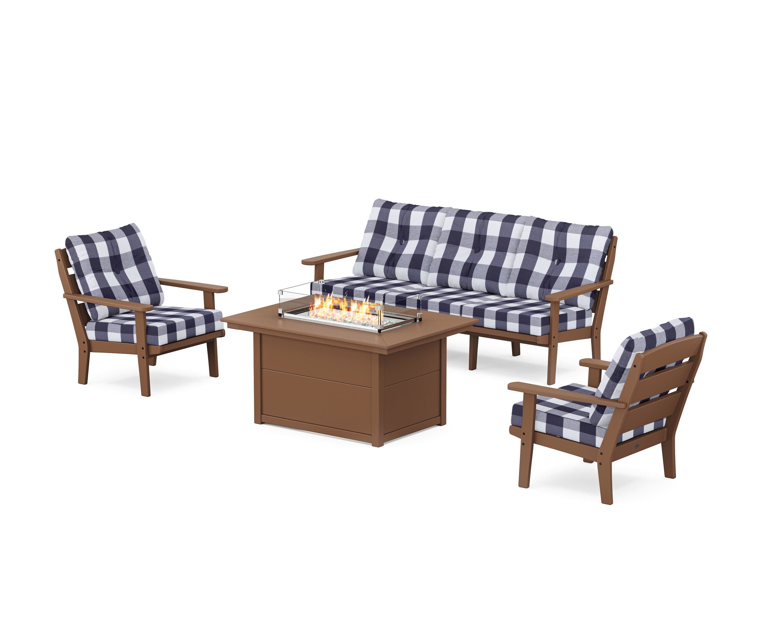 Lakeside Deep Seating Fire Pit Table Set - Image 50