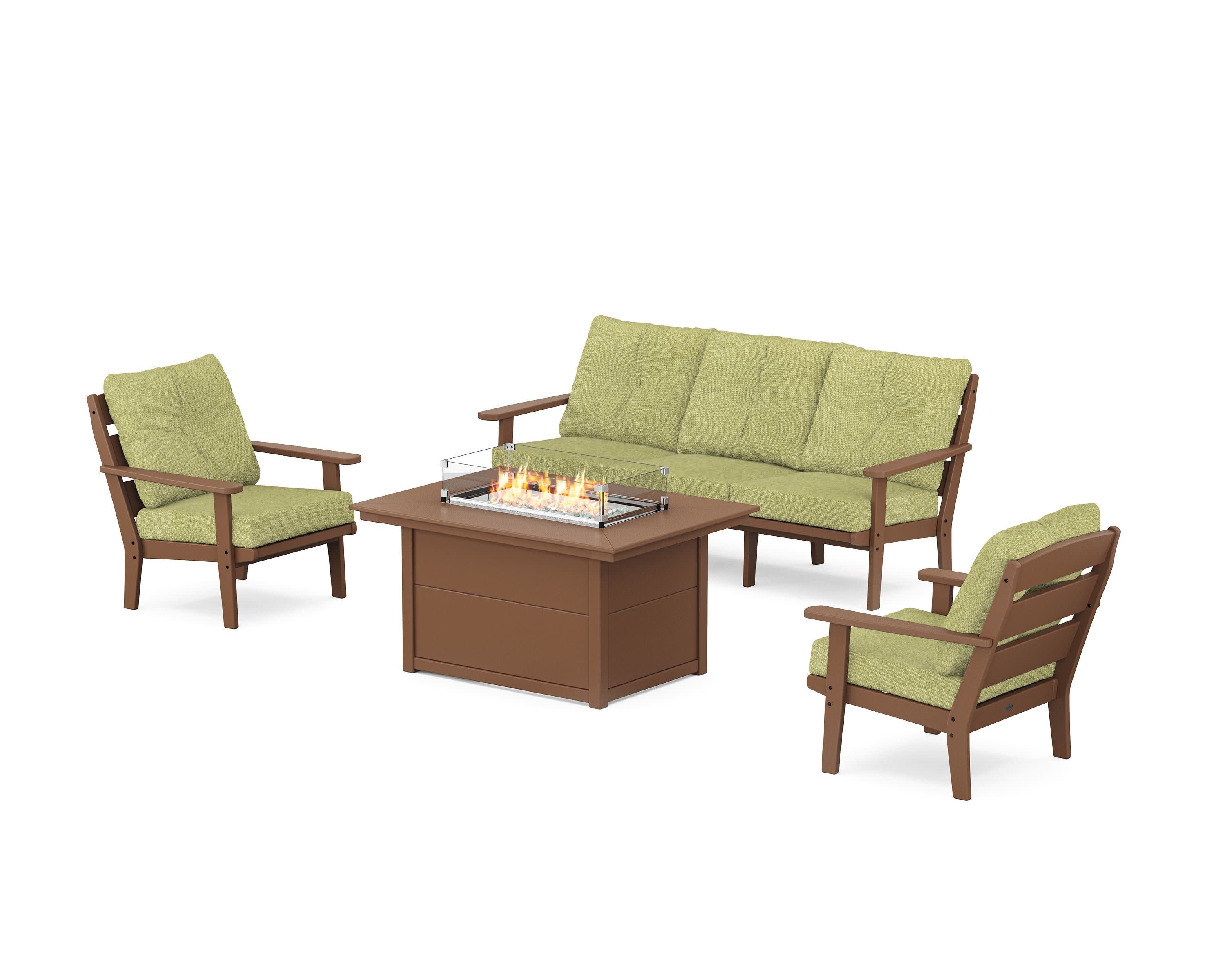Lakeside Deep Seating Fire Pit Table Set - Image 55