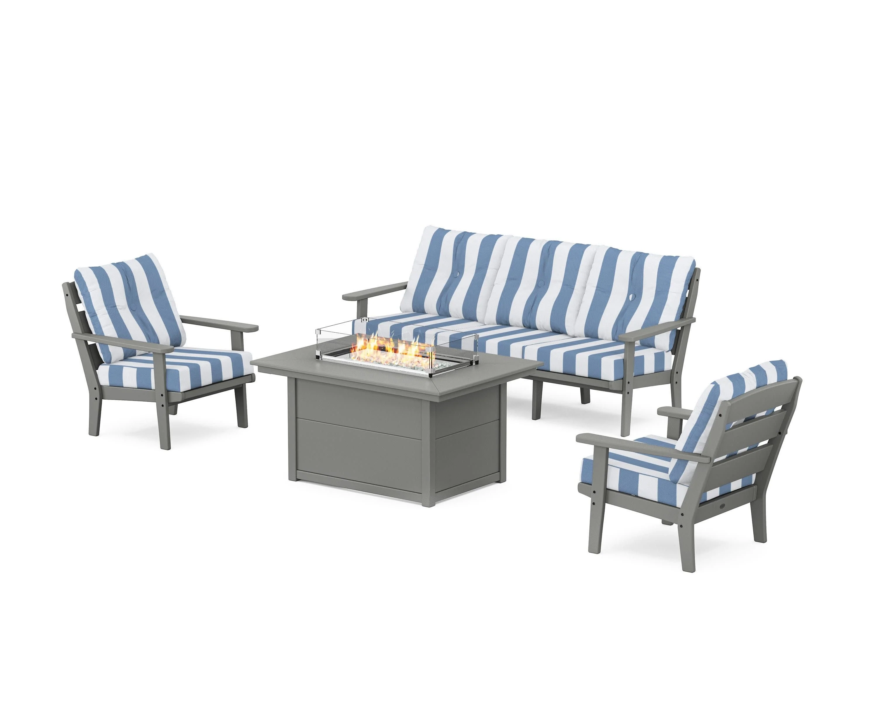 Lakeside Deep Seating Fire Pit Table Set - Image 59