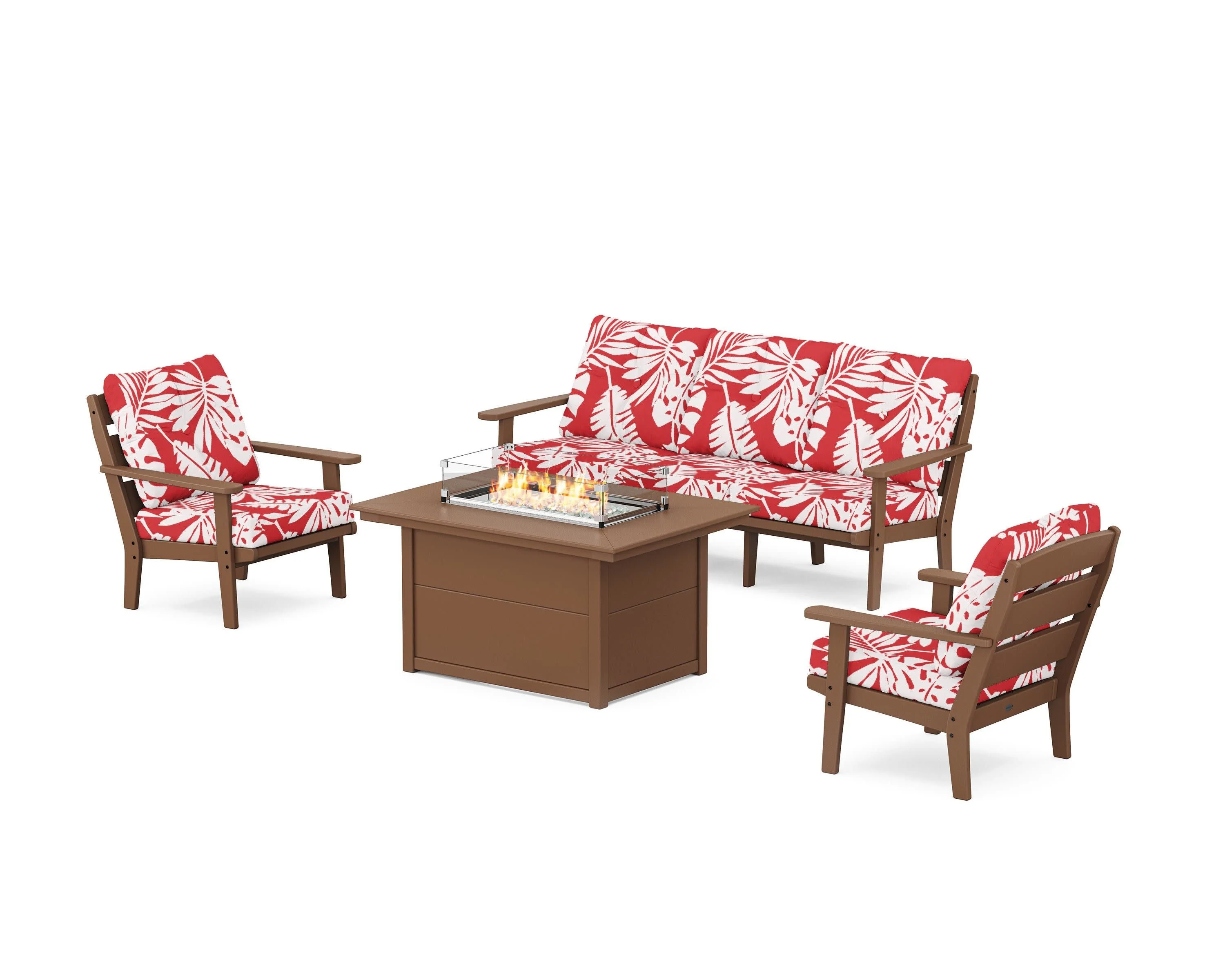 Lakeside Deep Seating Fire Pit Table Set - Image 60