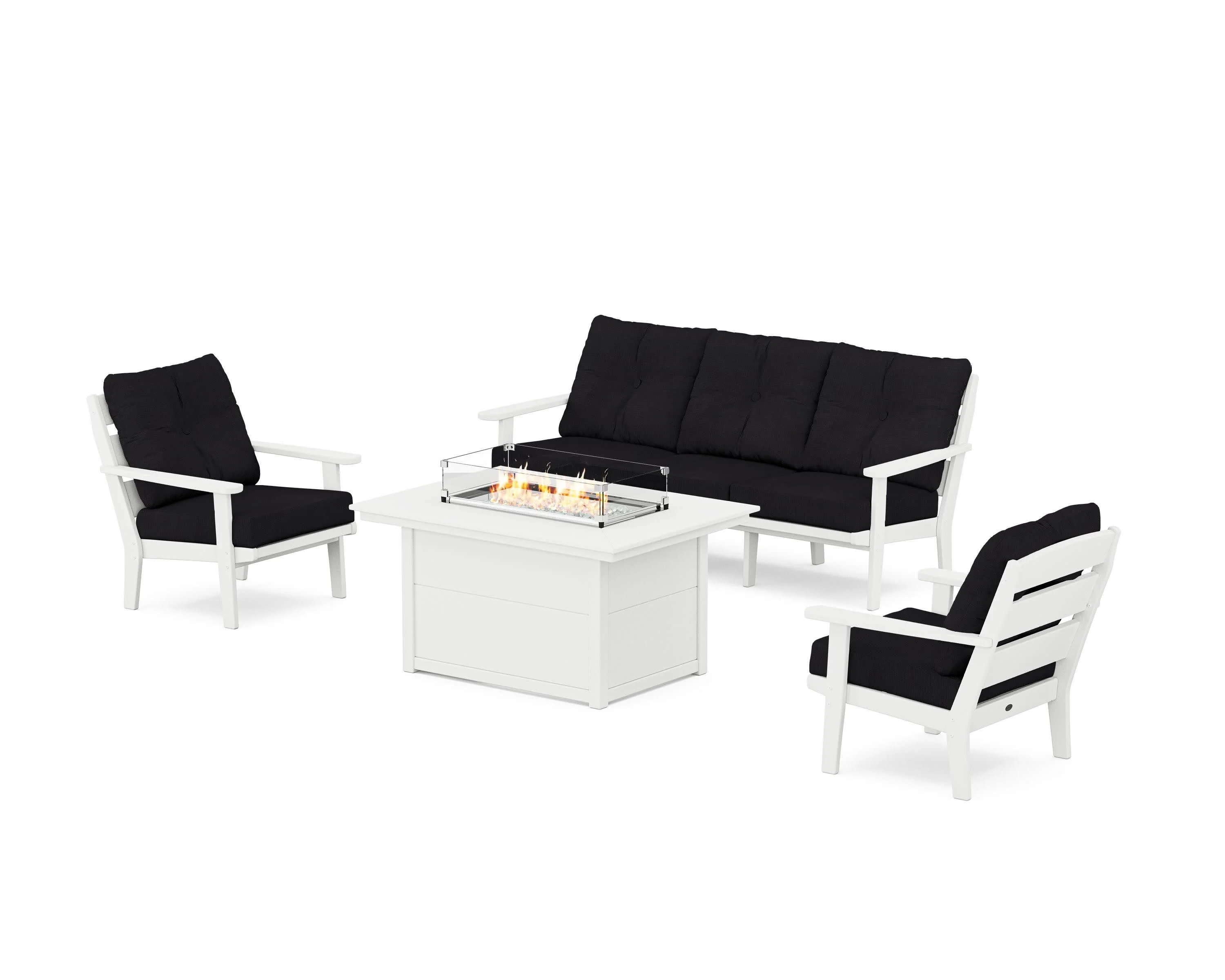 Lakeside Deep Seating Fire Pit Table Set - Image 61