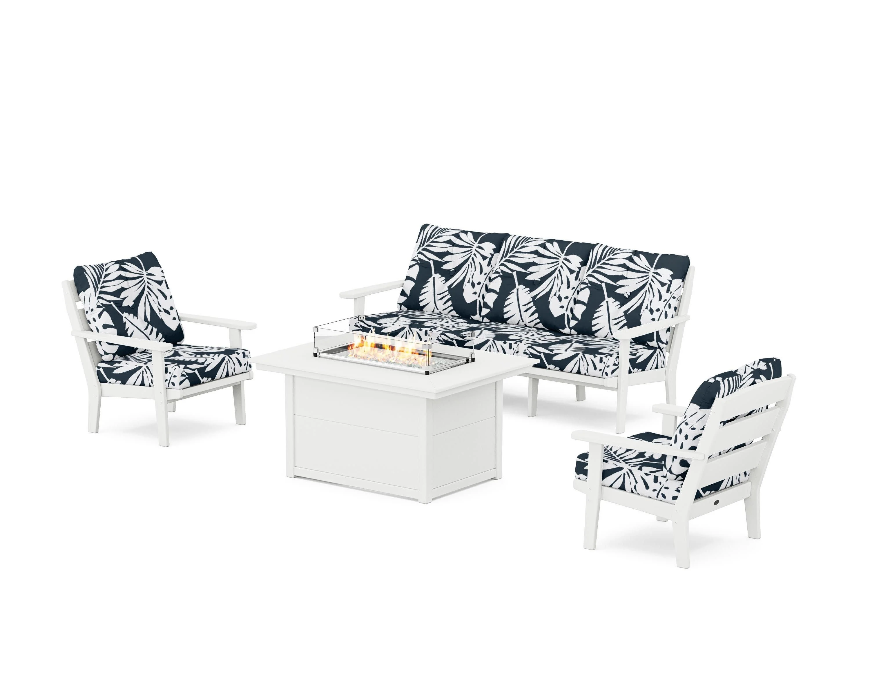 Lakeside Deep Seating Fire Pit Table Set - Image 62