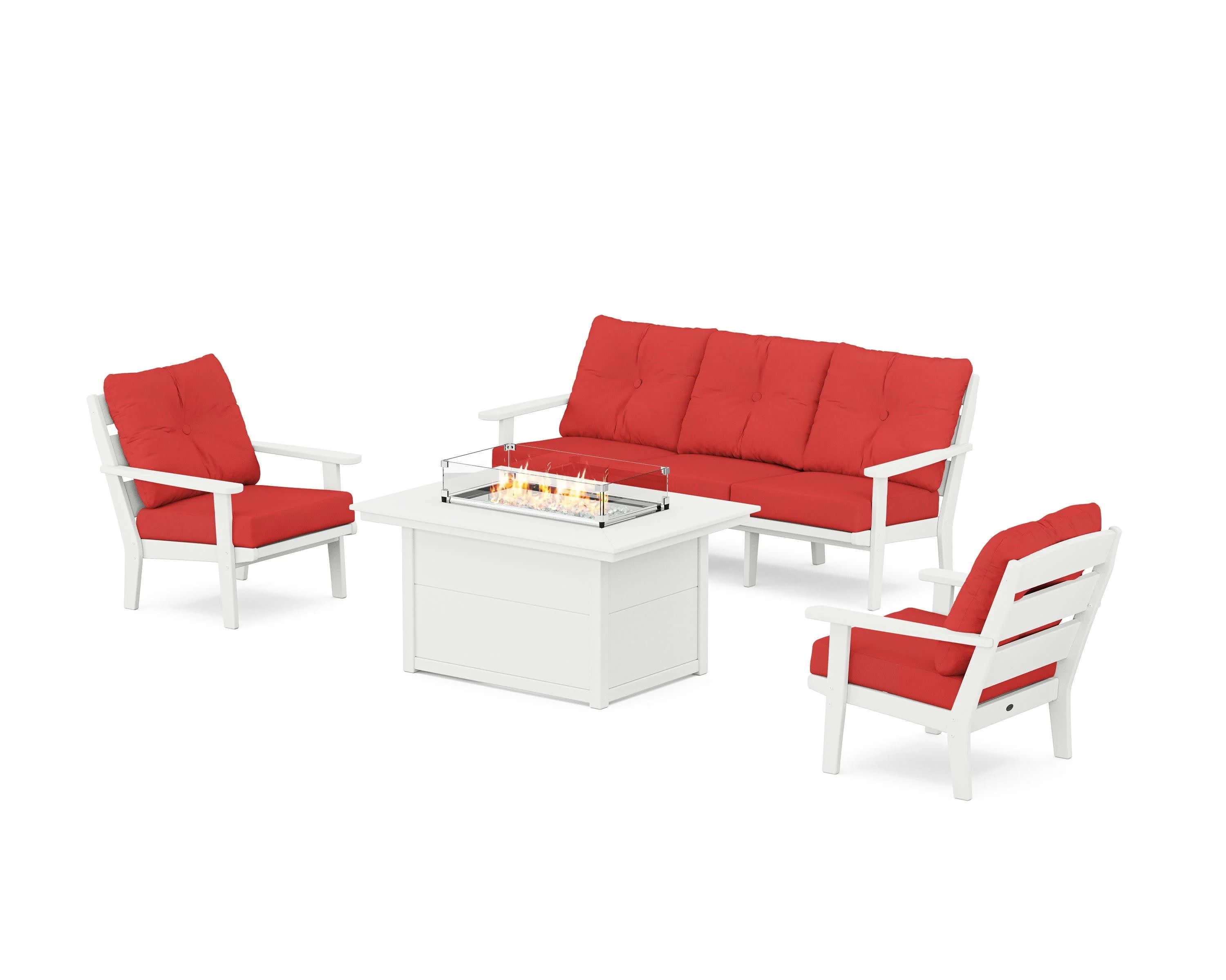Lakeside Deep Seating Fire Pit Table Set - Image 65